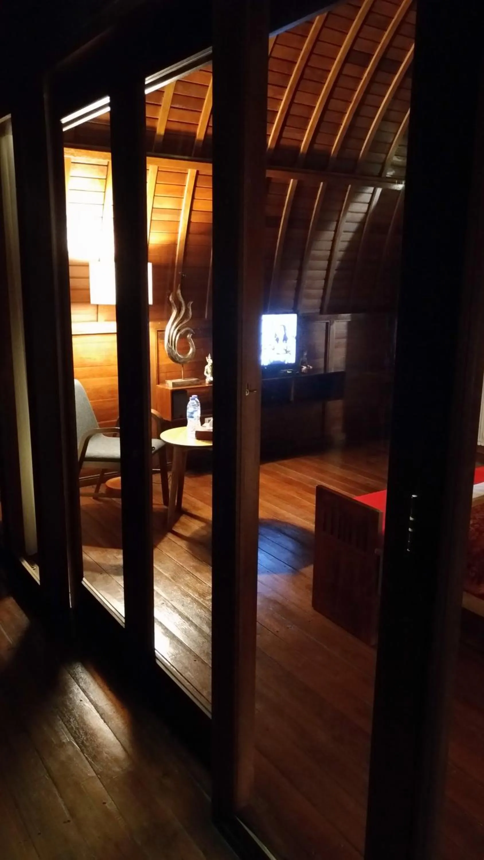 Bedroom, Bed in The Lumbung Wood Villa