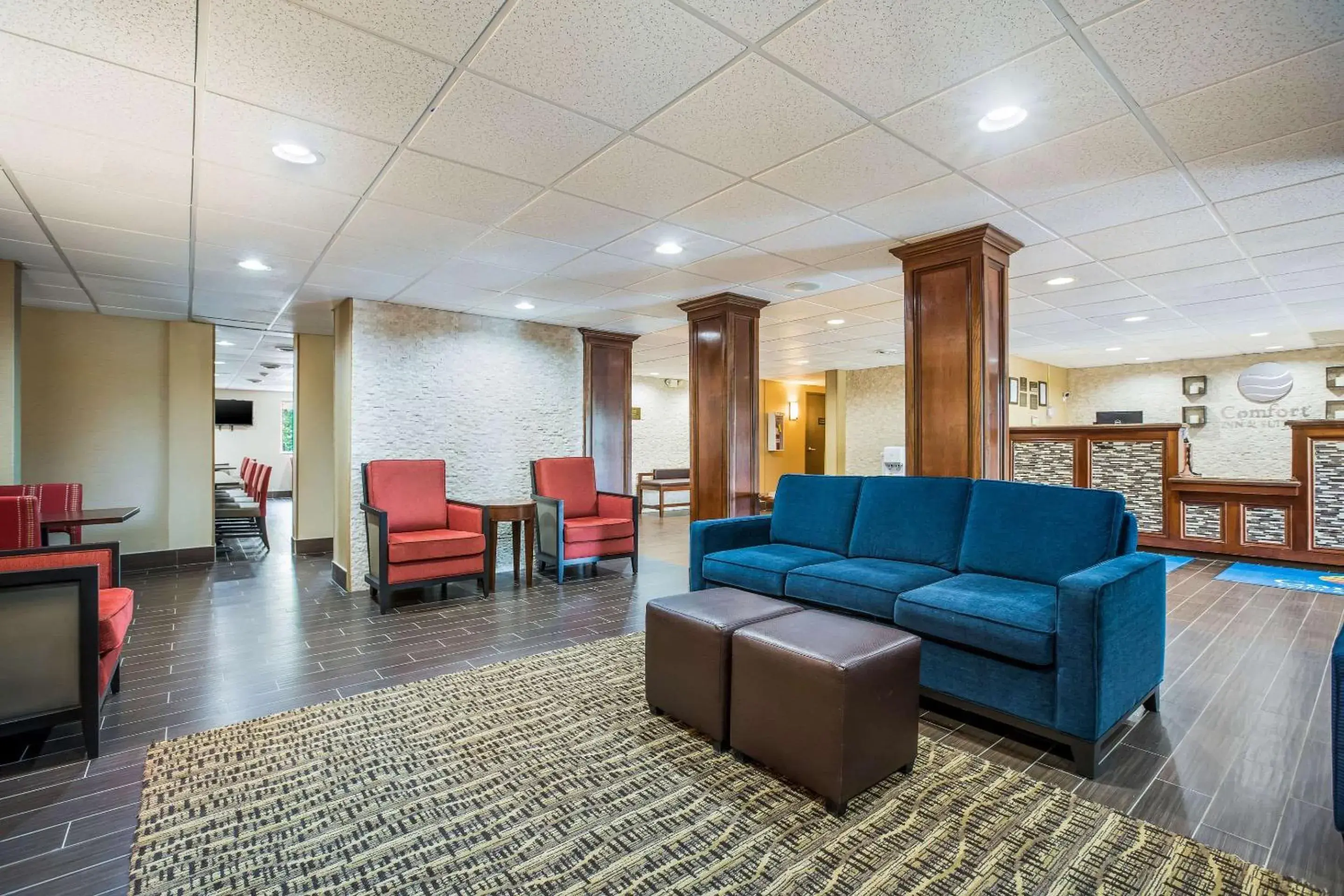 Lobby or reception in Comfort Inn & Suites Fairborn near Wright Patterson AFB Lobby or reception in Comfort Inn & Suites Fairborn near Wright Patterson AFB