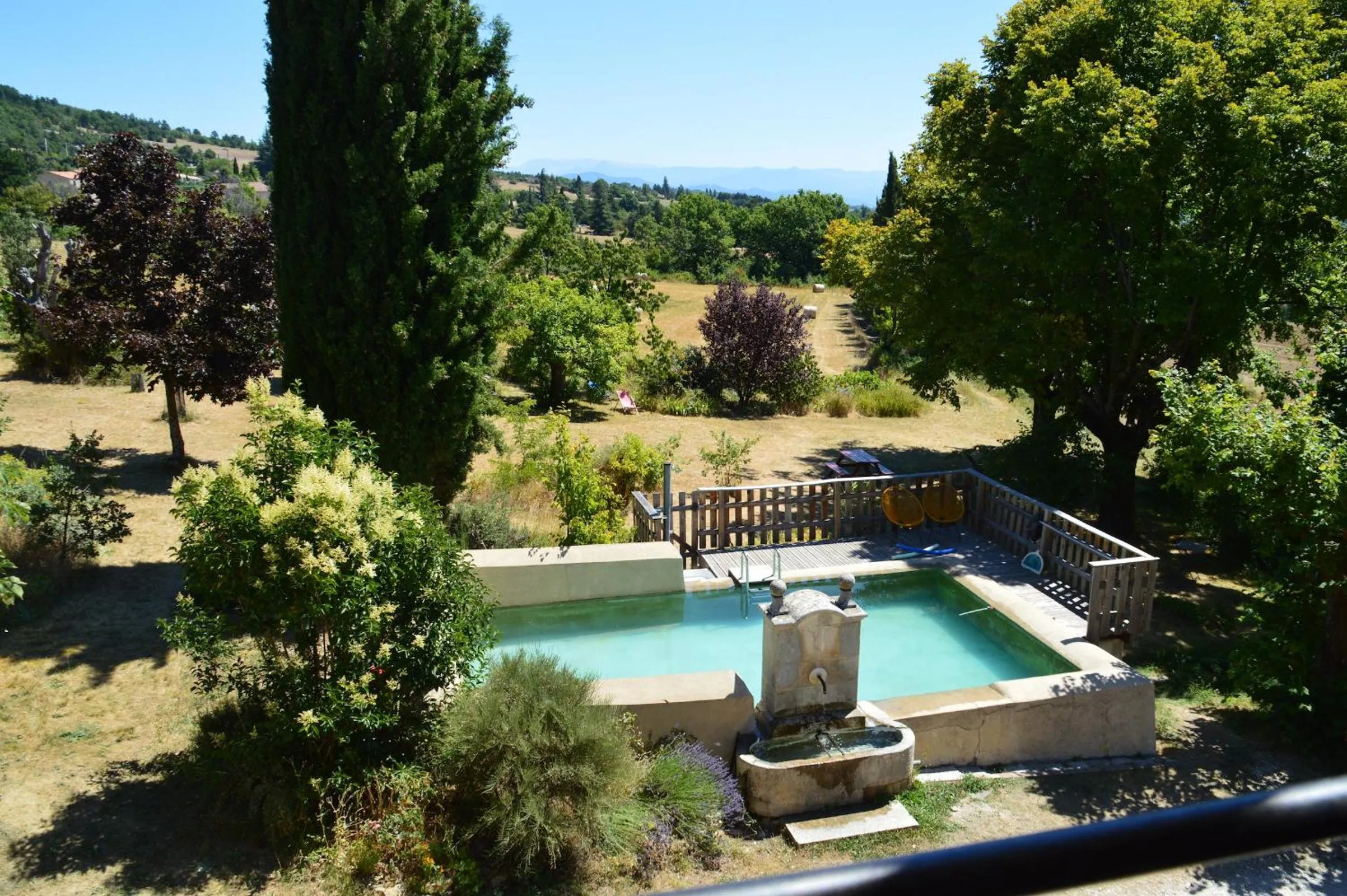 Garden view in La Bastide Du Claus - Vitaverde
