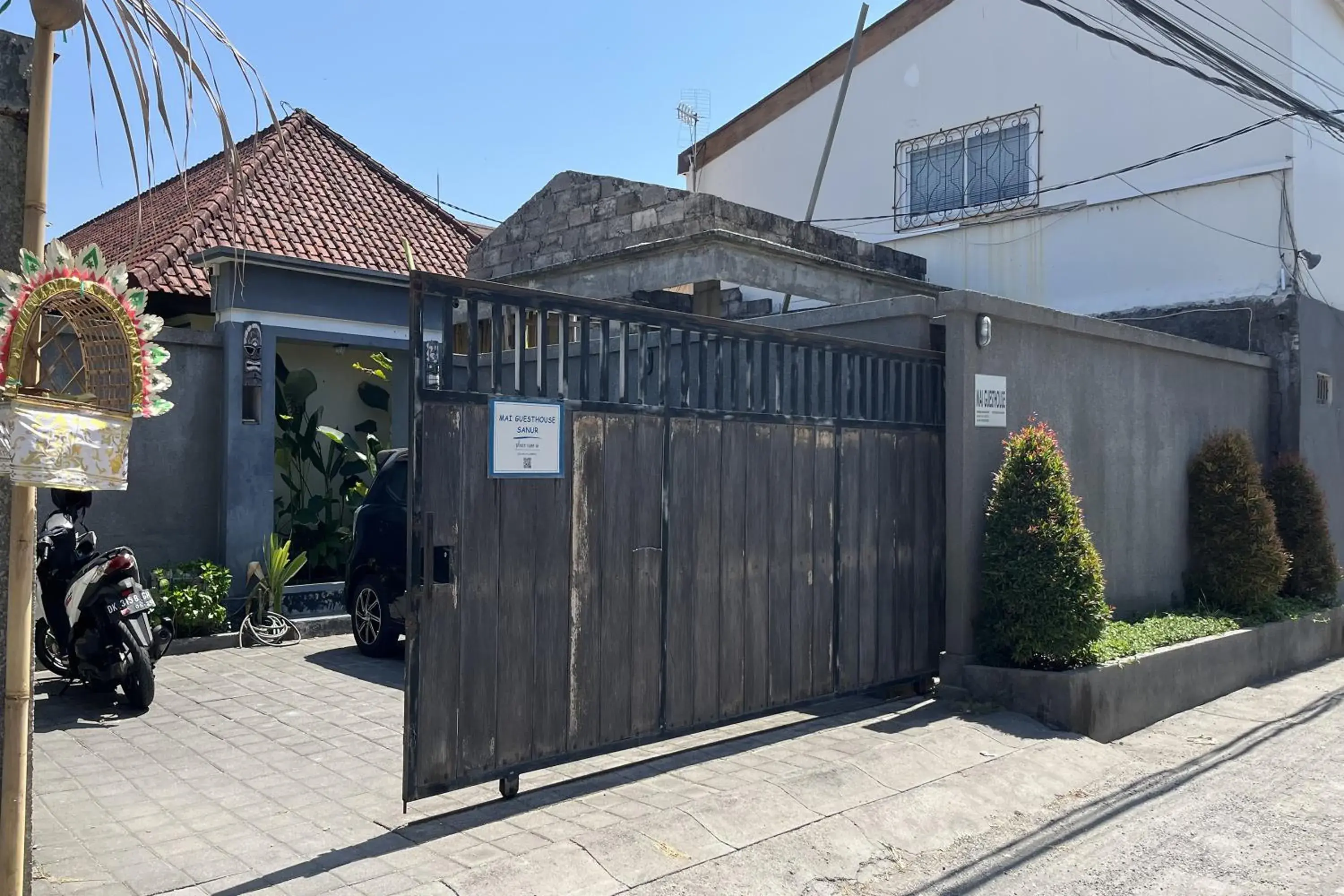 Property building in Mai Guest House Sanur Property building in Mai Guest House Sanur