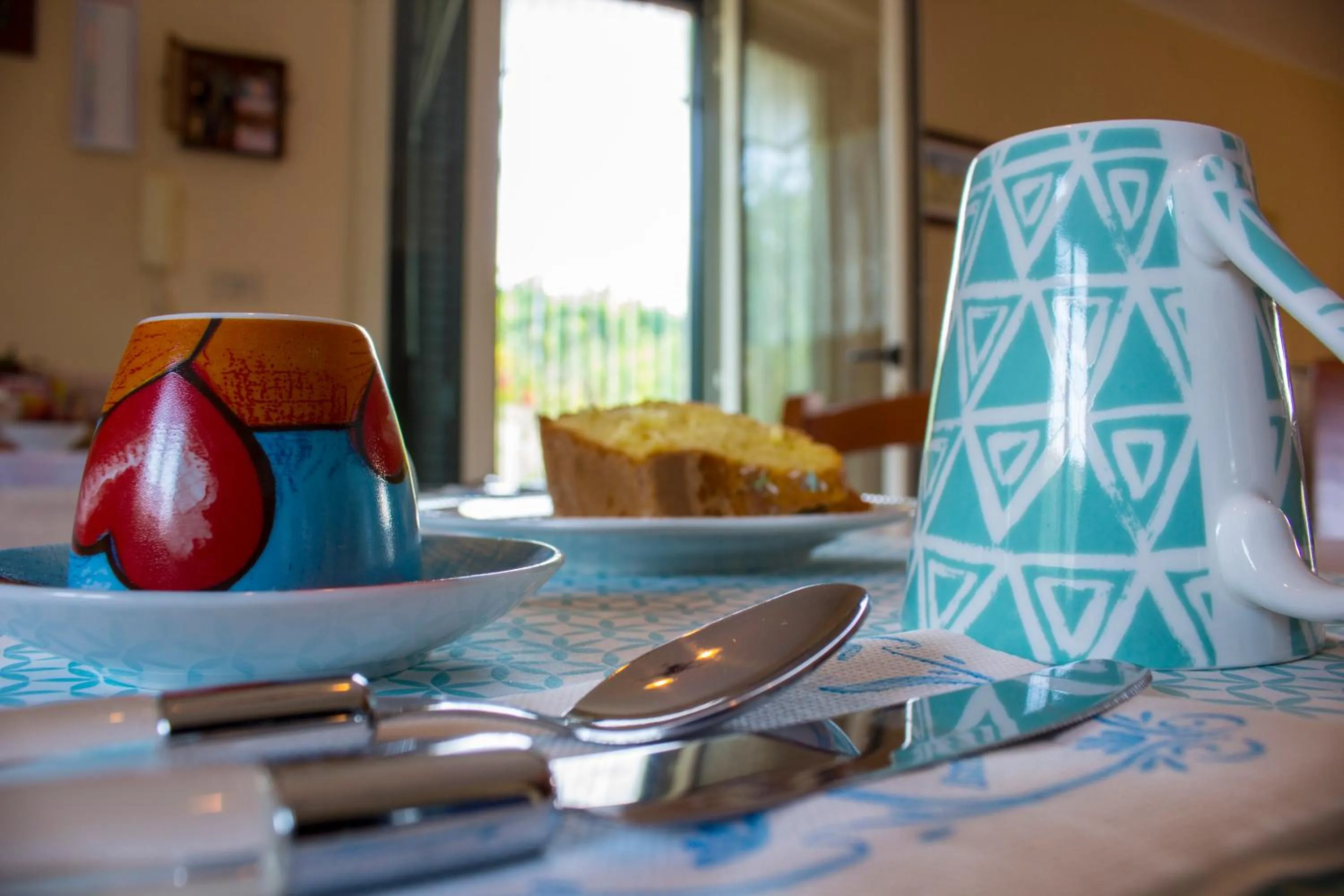 Italian breakfast in Villa Lucia B&B