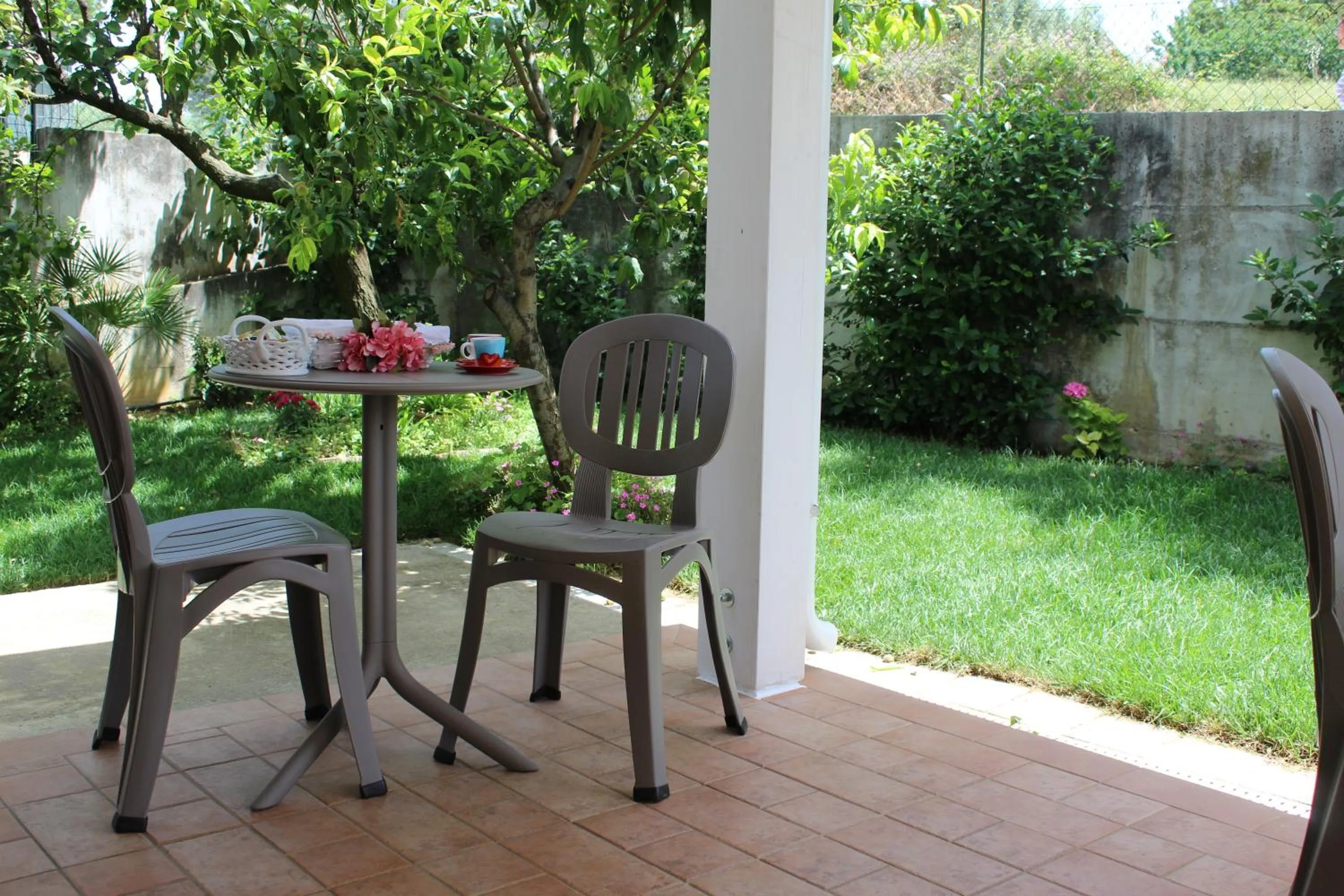Patio in Villa Lucia B&B