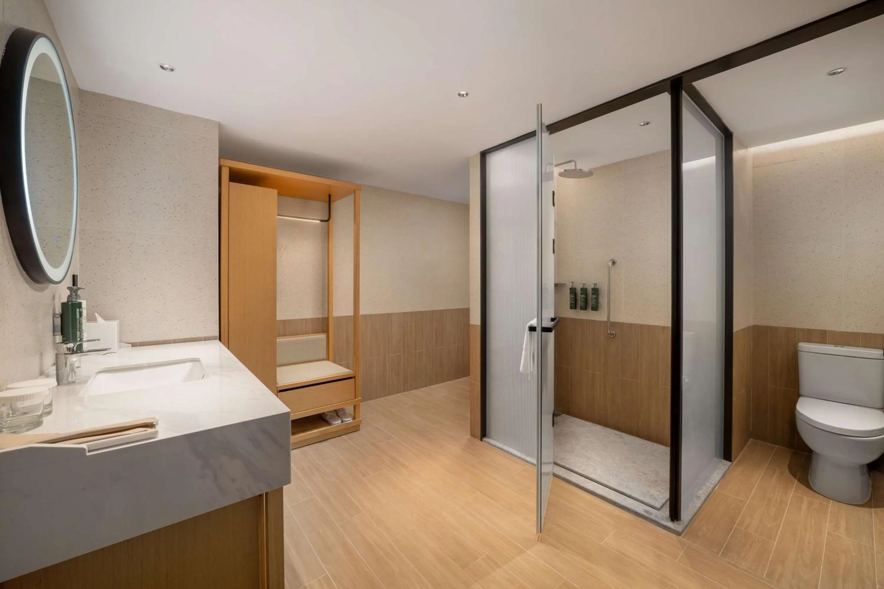 Bathroom in Hilton Garden Inn Shanghai Caoyang