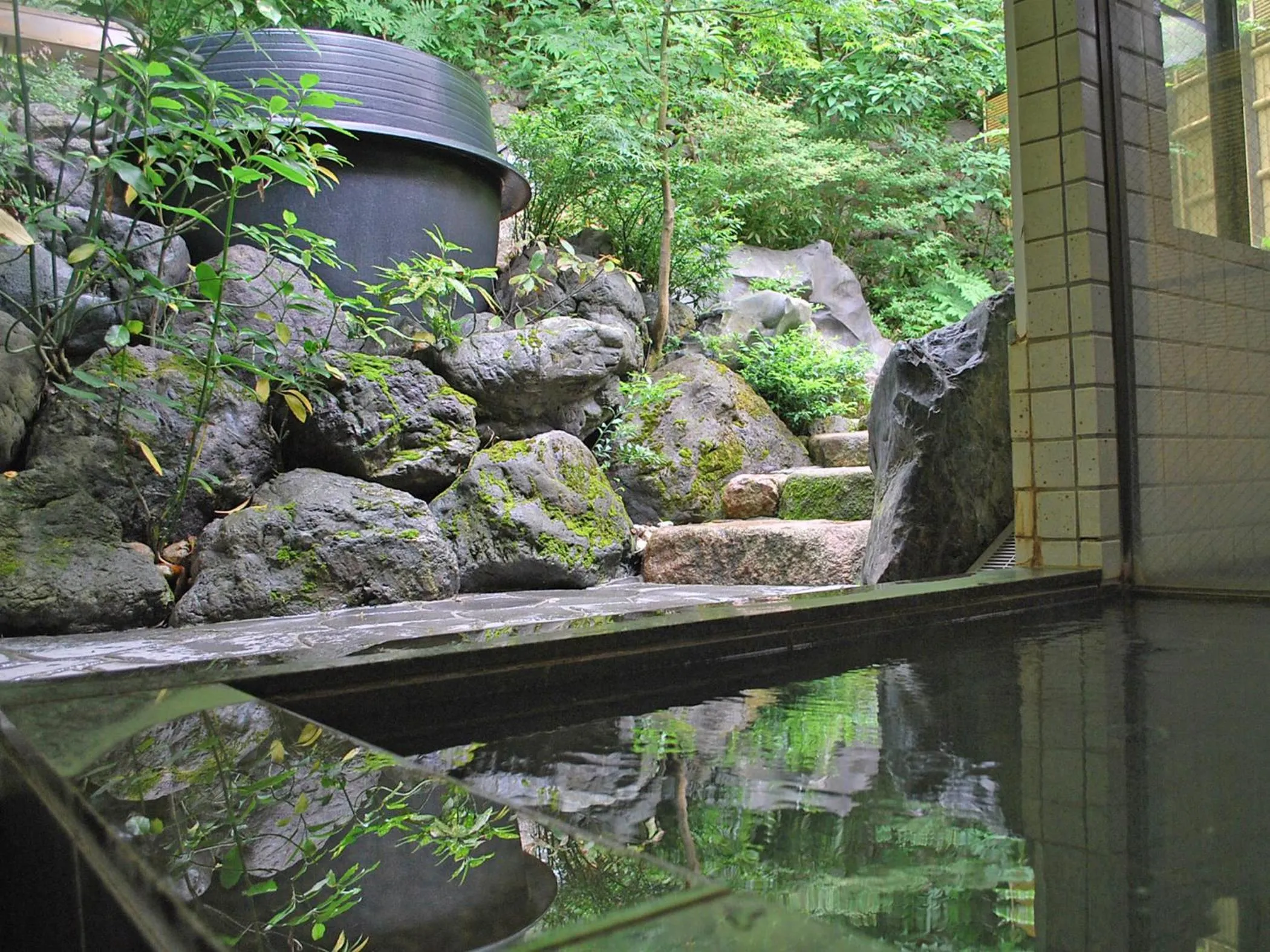 Hot Spring Bath in Kyo no Minshuku Ohara no Sato