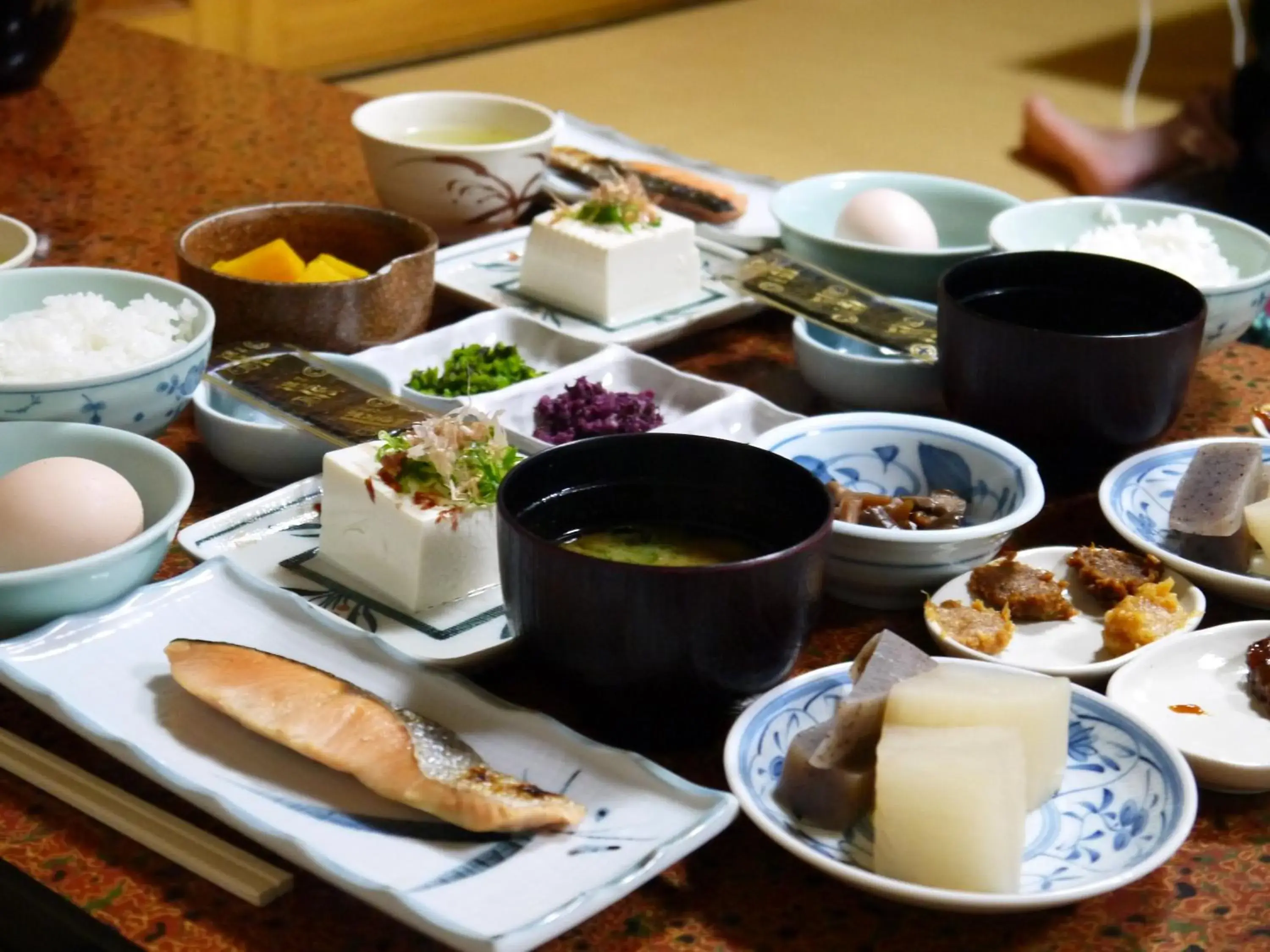 Breakfast in Kyo no Minshuku Ohara no Sato Breakfast in Kyo no Minshuku Ohara no Sato