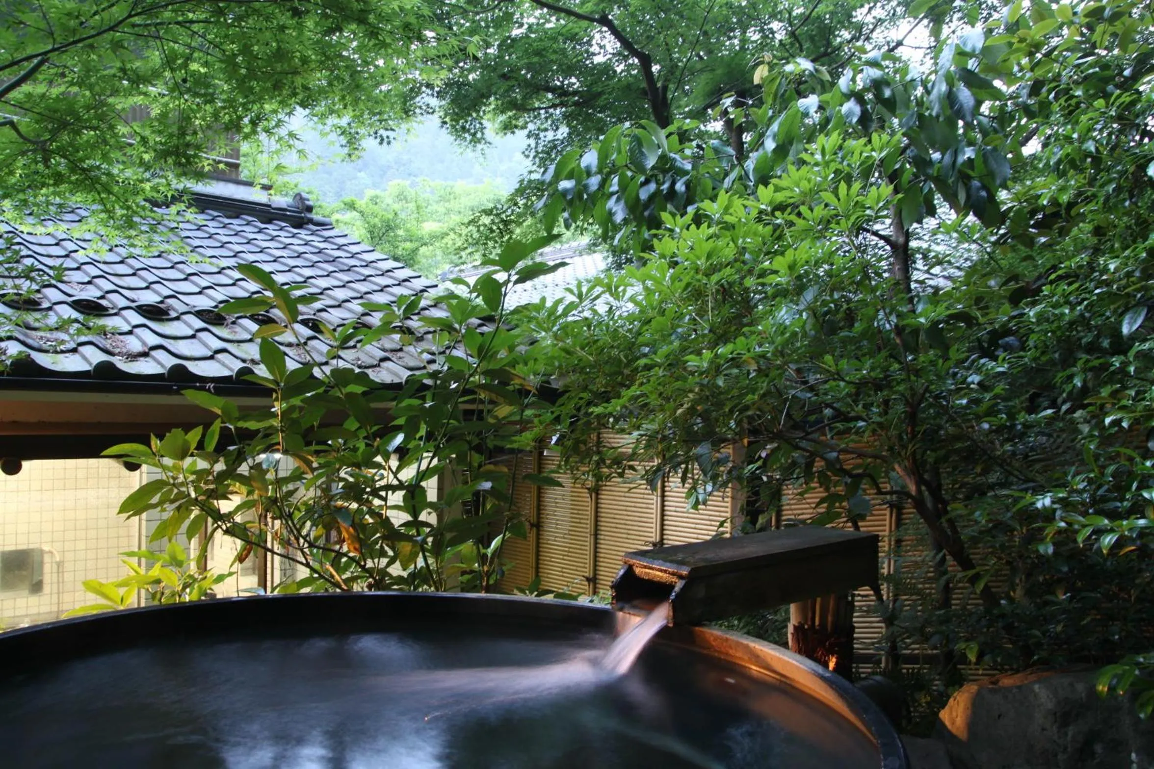 Hot Spring Bath in Kyo no Minshuku Ohara no Sato