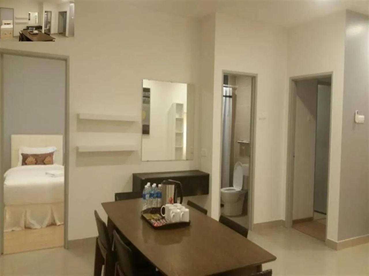 Bed in Alami Garden Hotel