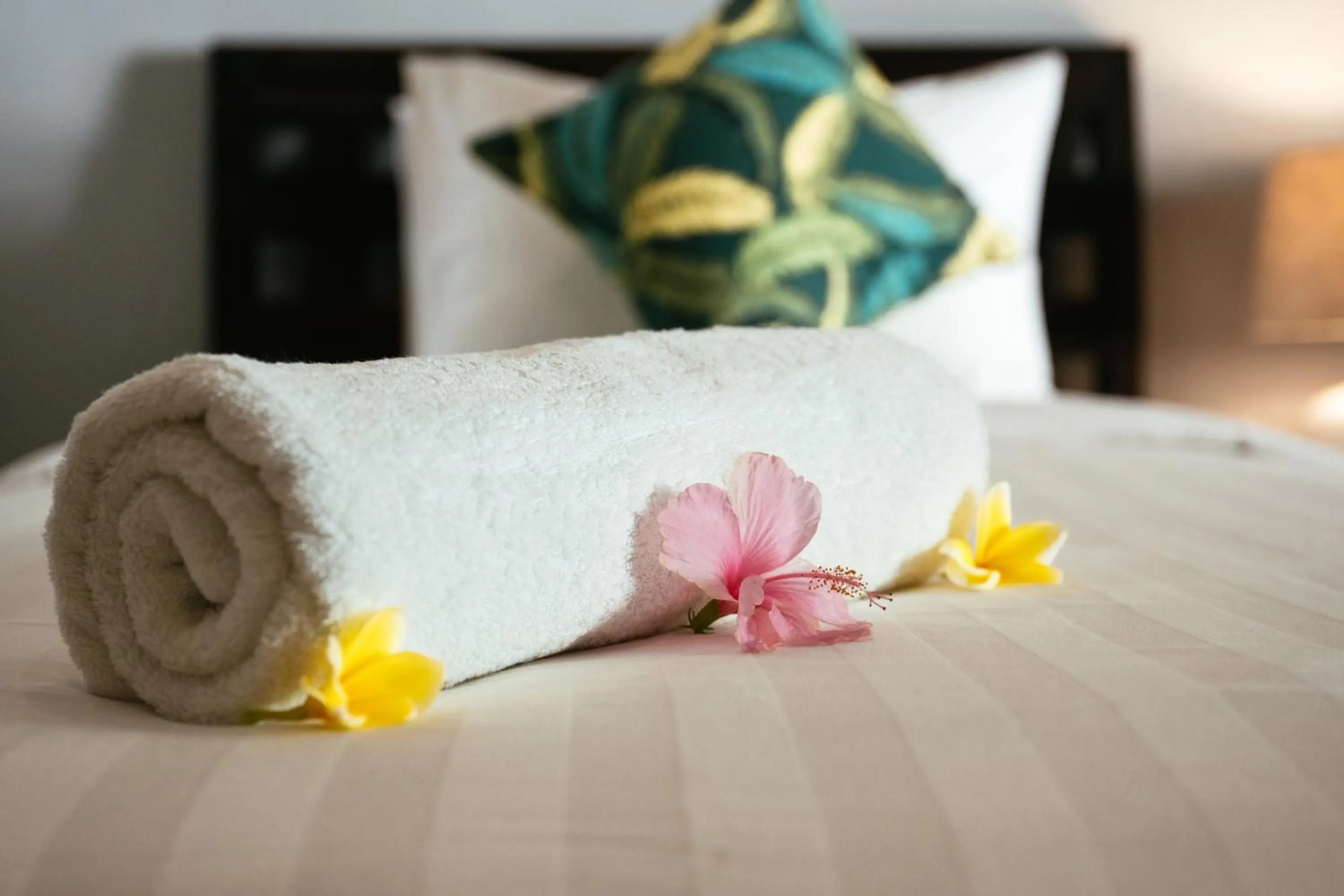 Decorative detail, Bed in Manta Dive Gili Trawangan Resort