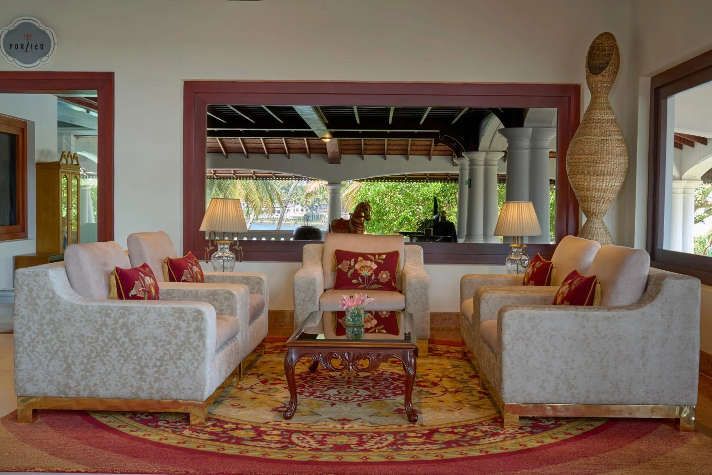 Lobby or reception in The Leela Ashtamudi, A Raviz Hotel