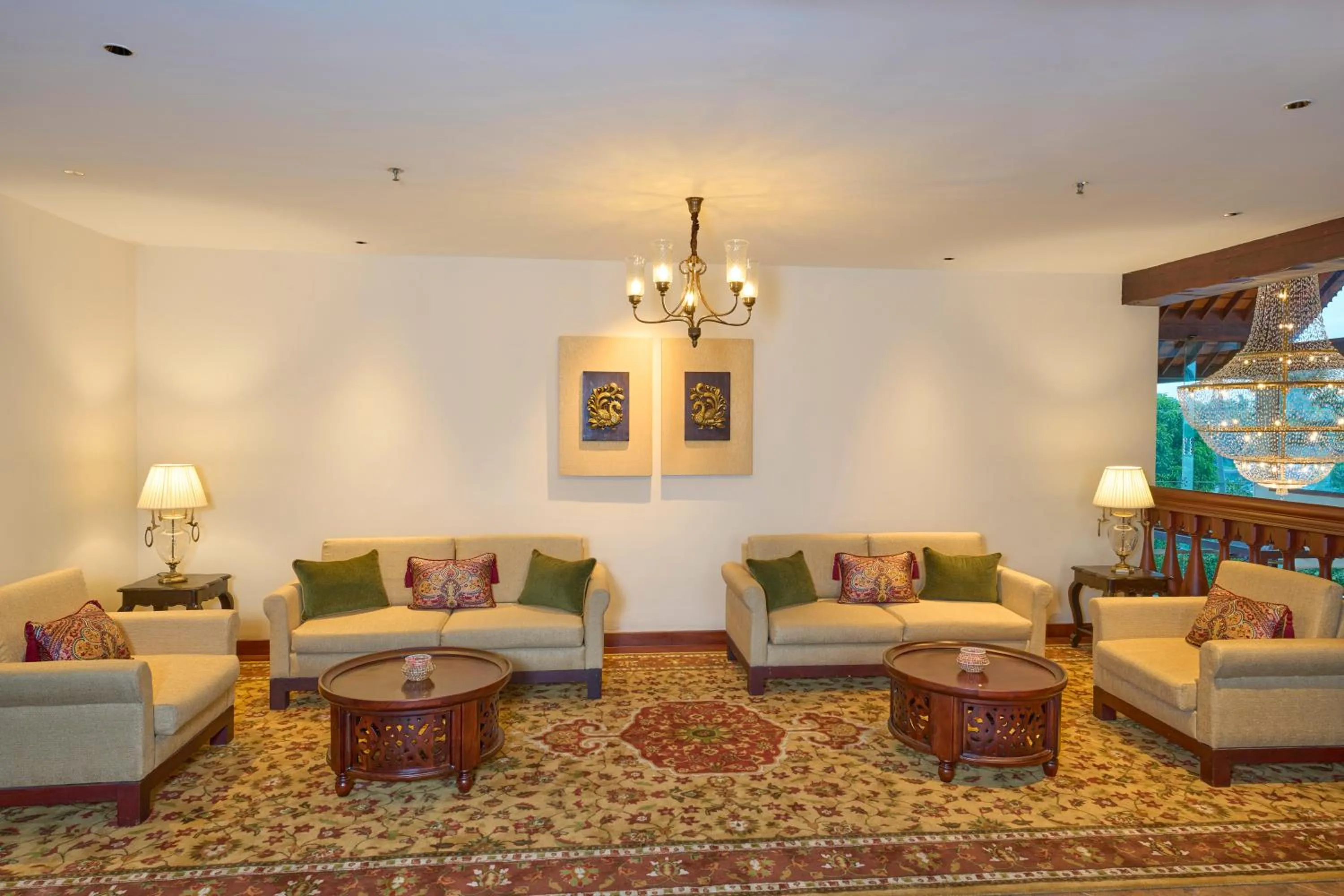 Lobby or reception in The Leela Ashtamudi, A Raviz Hotel