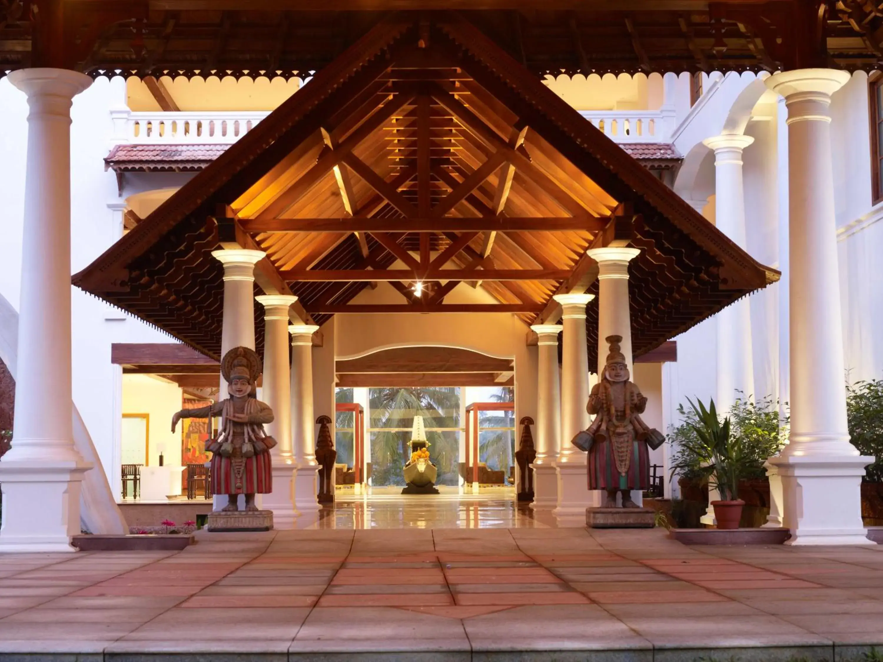 Facade/entrance in The Leela Ashtamudi, A Raviz Hotel Facade/entrance in The Leela Ashtamudi, A Raviz Hotel