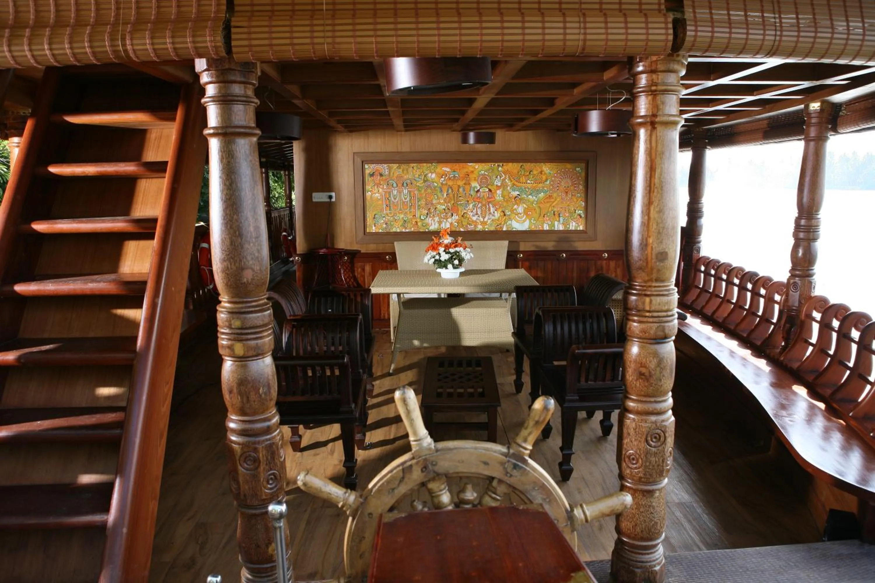 Living room in The Leela Ashtamudi, A Raviz Hotel