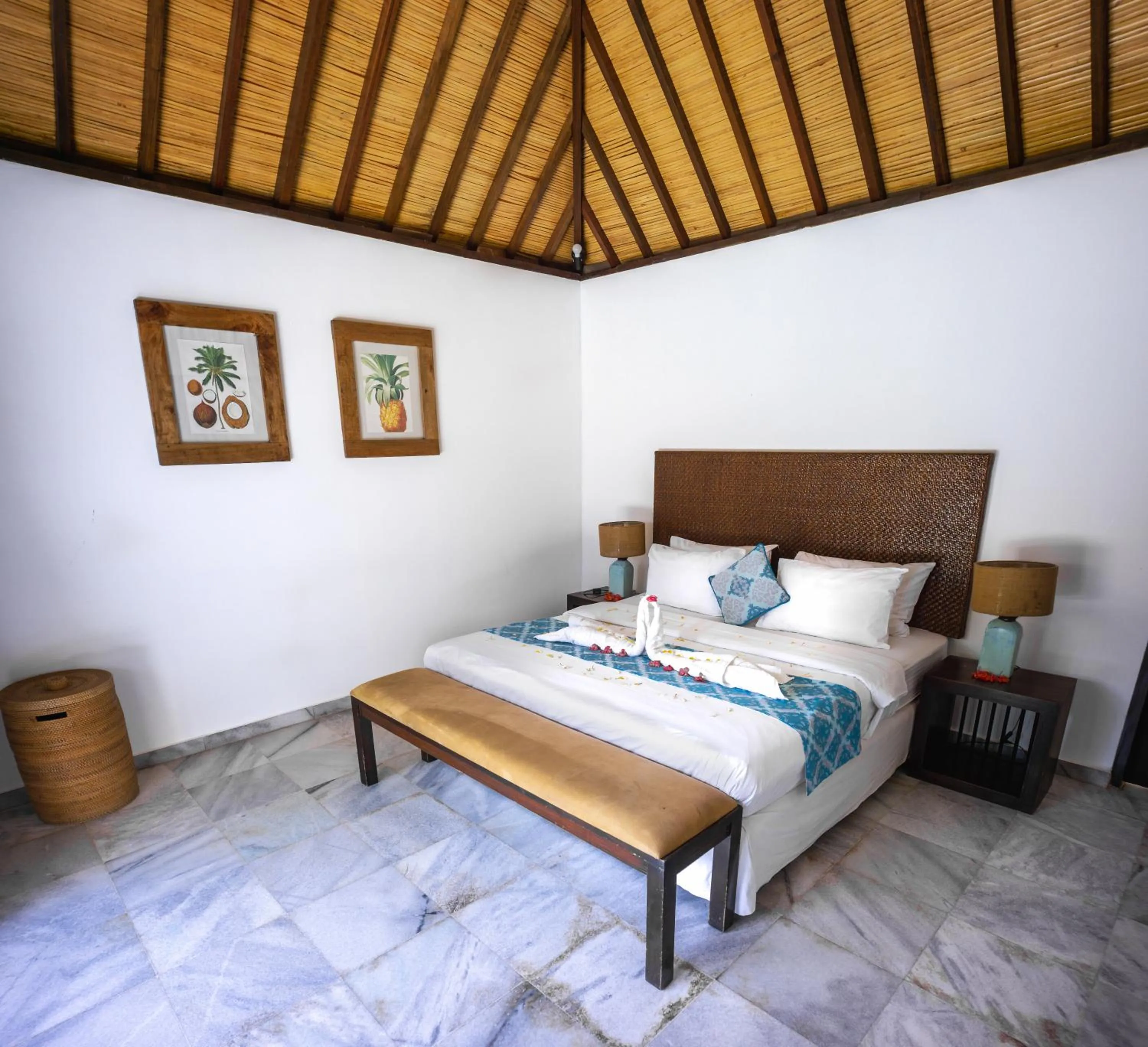 Bedroom, Bed in Gili Villas