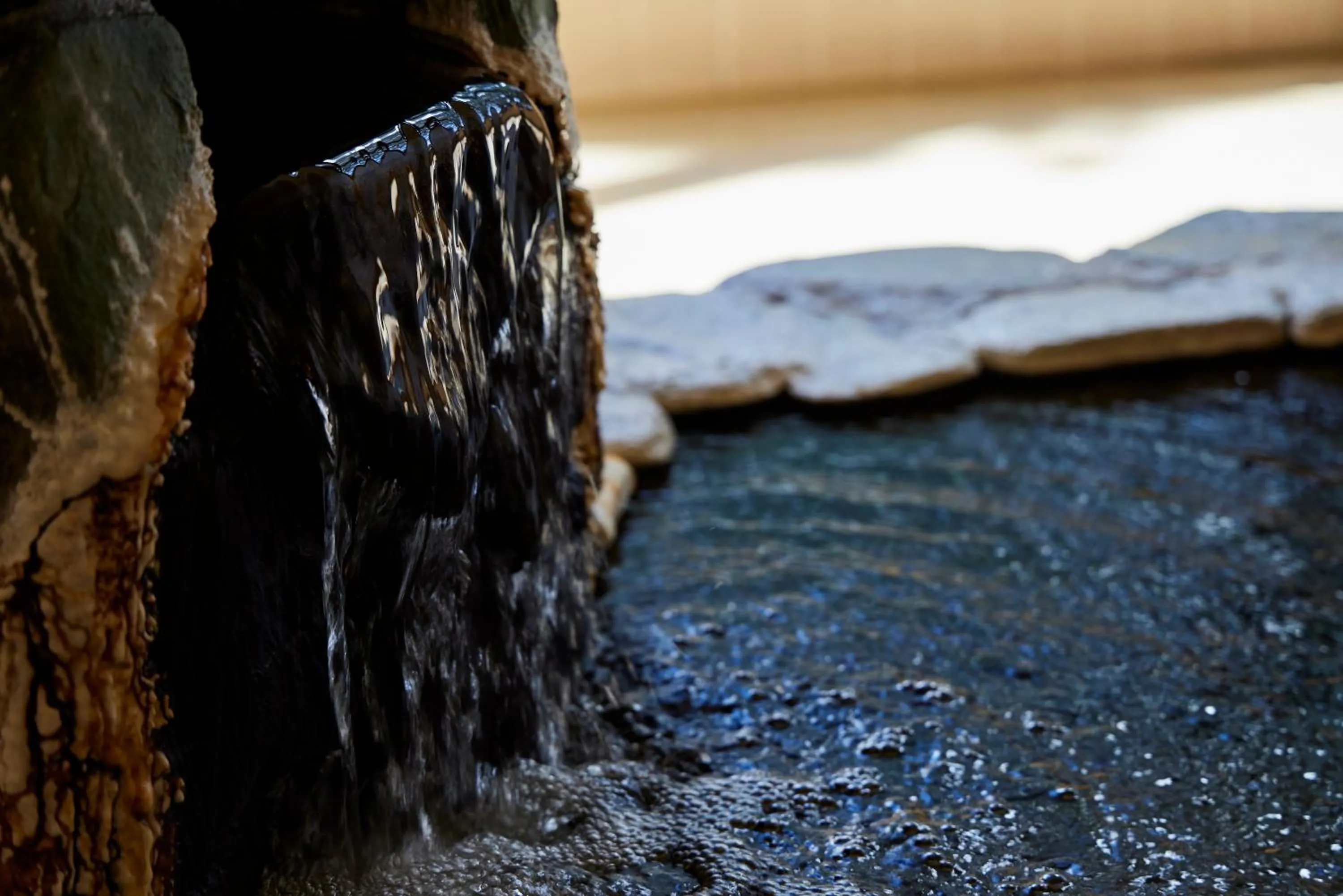 Hot Spring Bath in Kamenoi Hotel Aso Park Resort