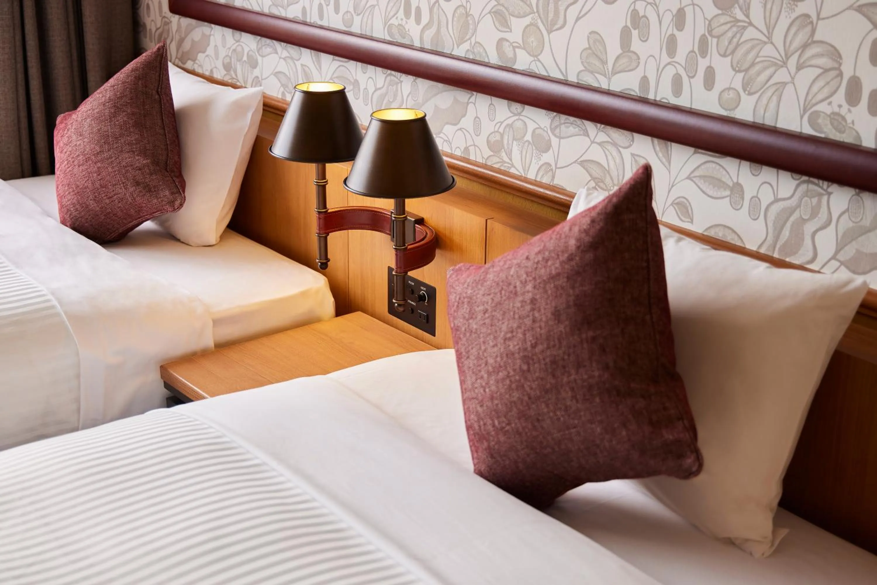 Bed in Kamenoi Hotel Aso Park Resort