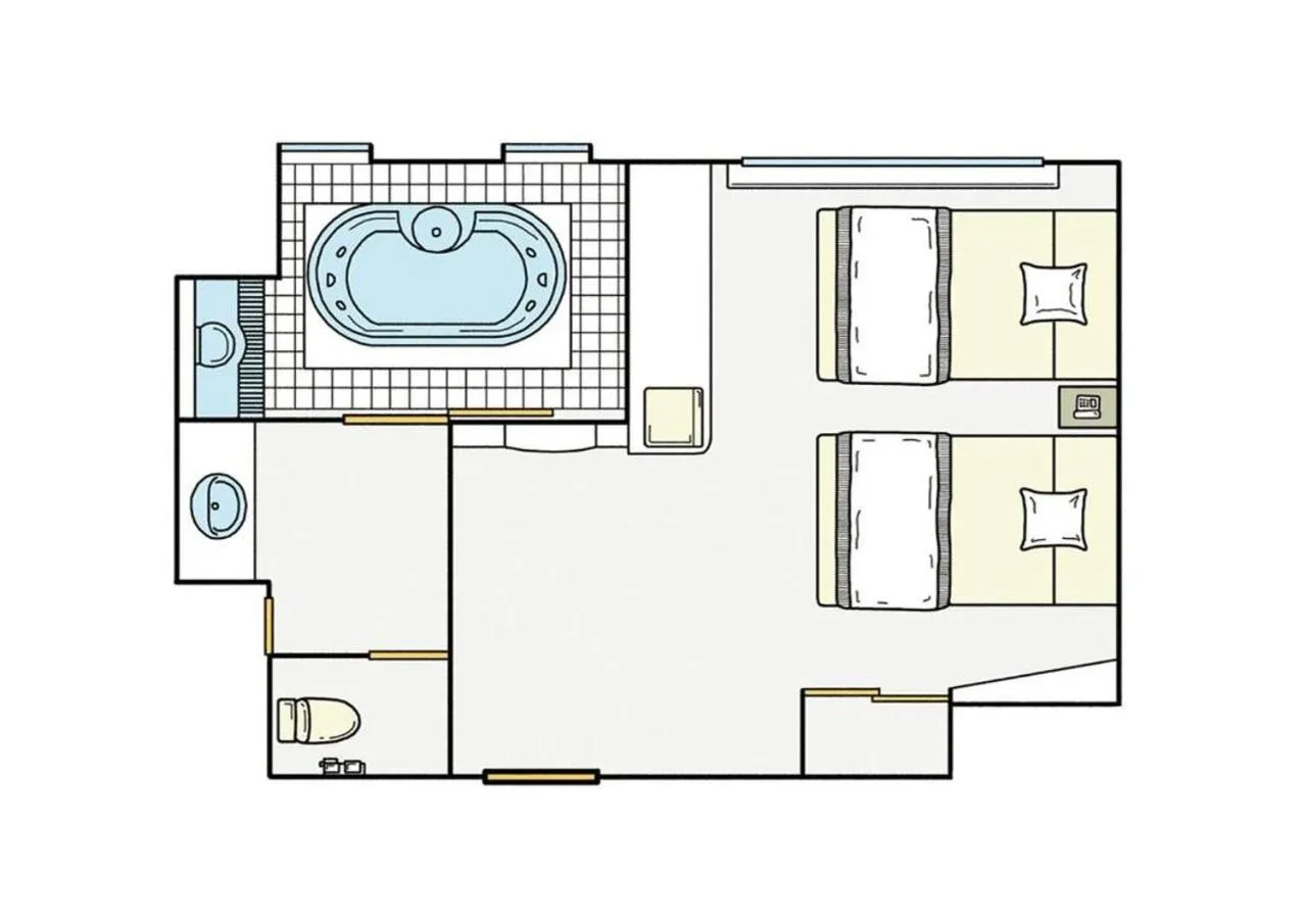 Floor plan in Kamenoi Hotel Aso Park Resort