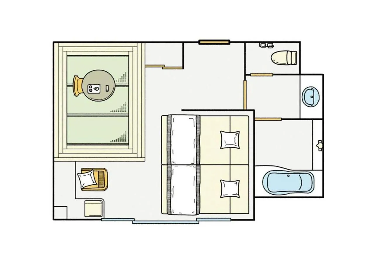 Floor plan in Kamenoi Hotel Aso Park Resort