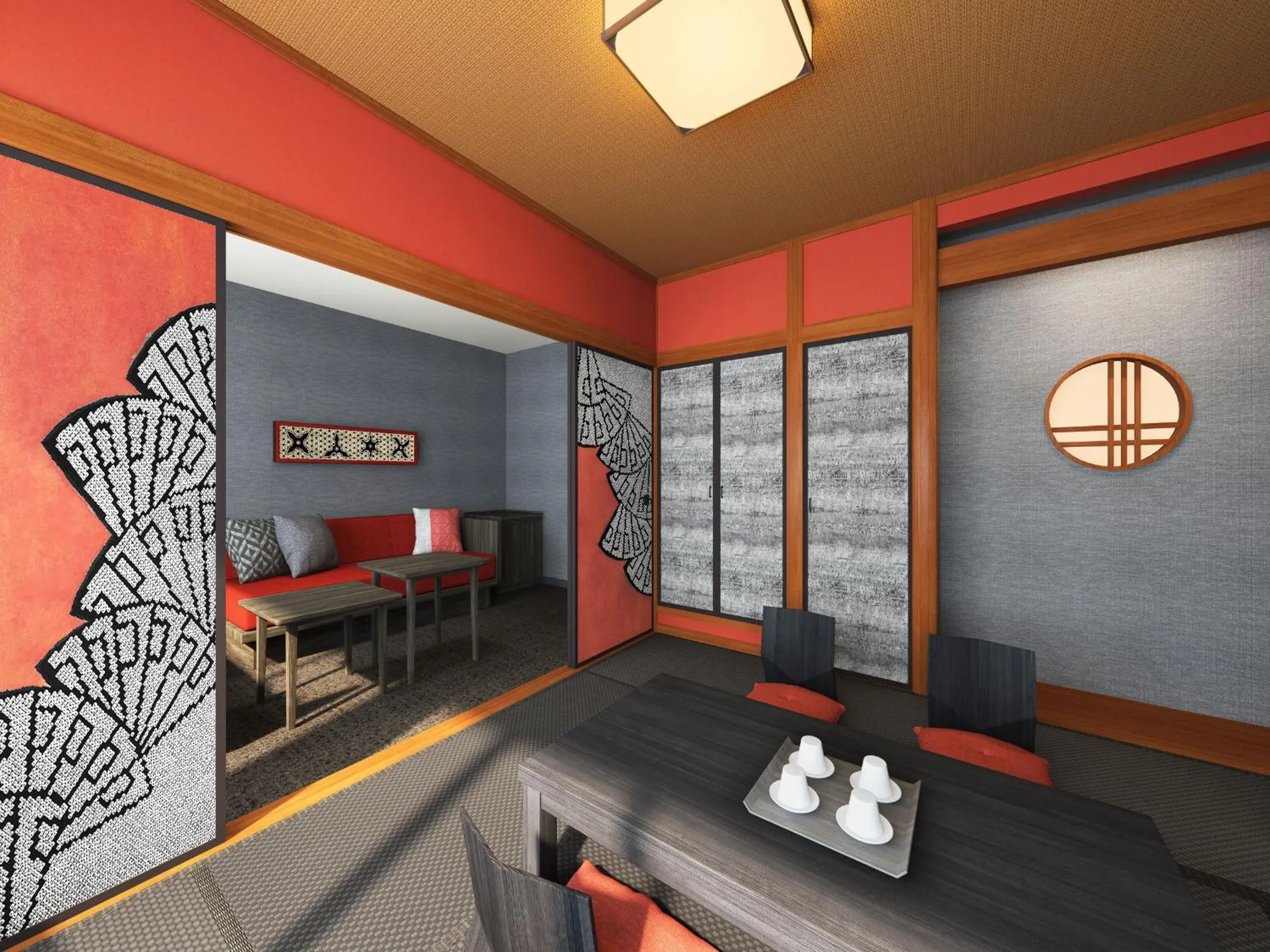 Photo of the whole room in Kamenoi Hotel Aso Park Resort