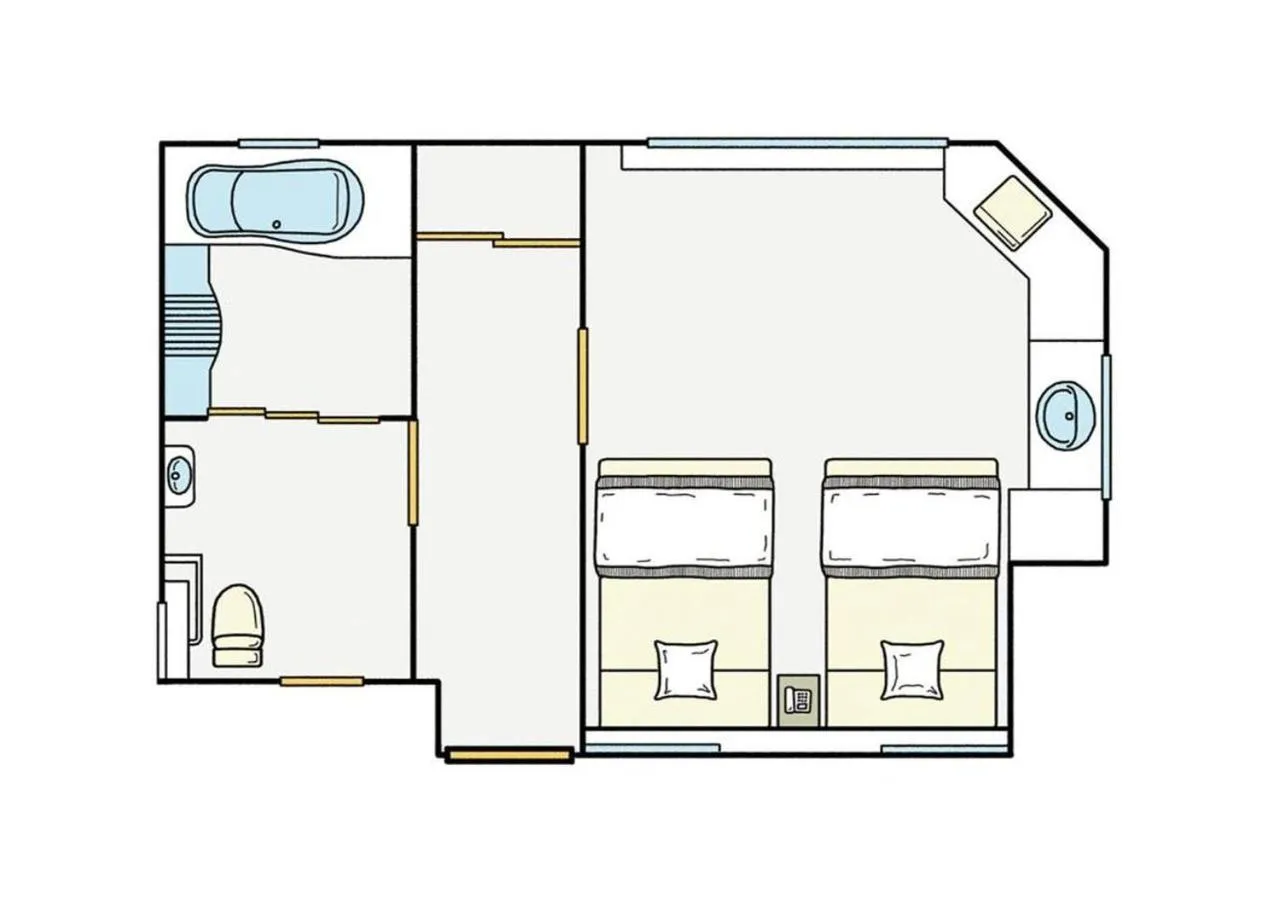 Floor plan in Kamenoi Hotel Aso Park Resort