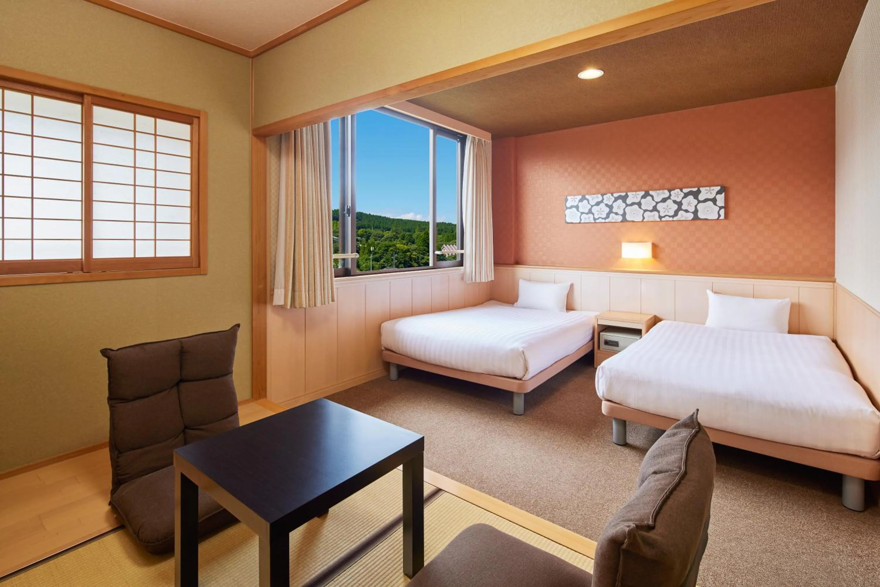 Bedroom, Bed in Kamenoi Hotel Aso Park Resort