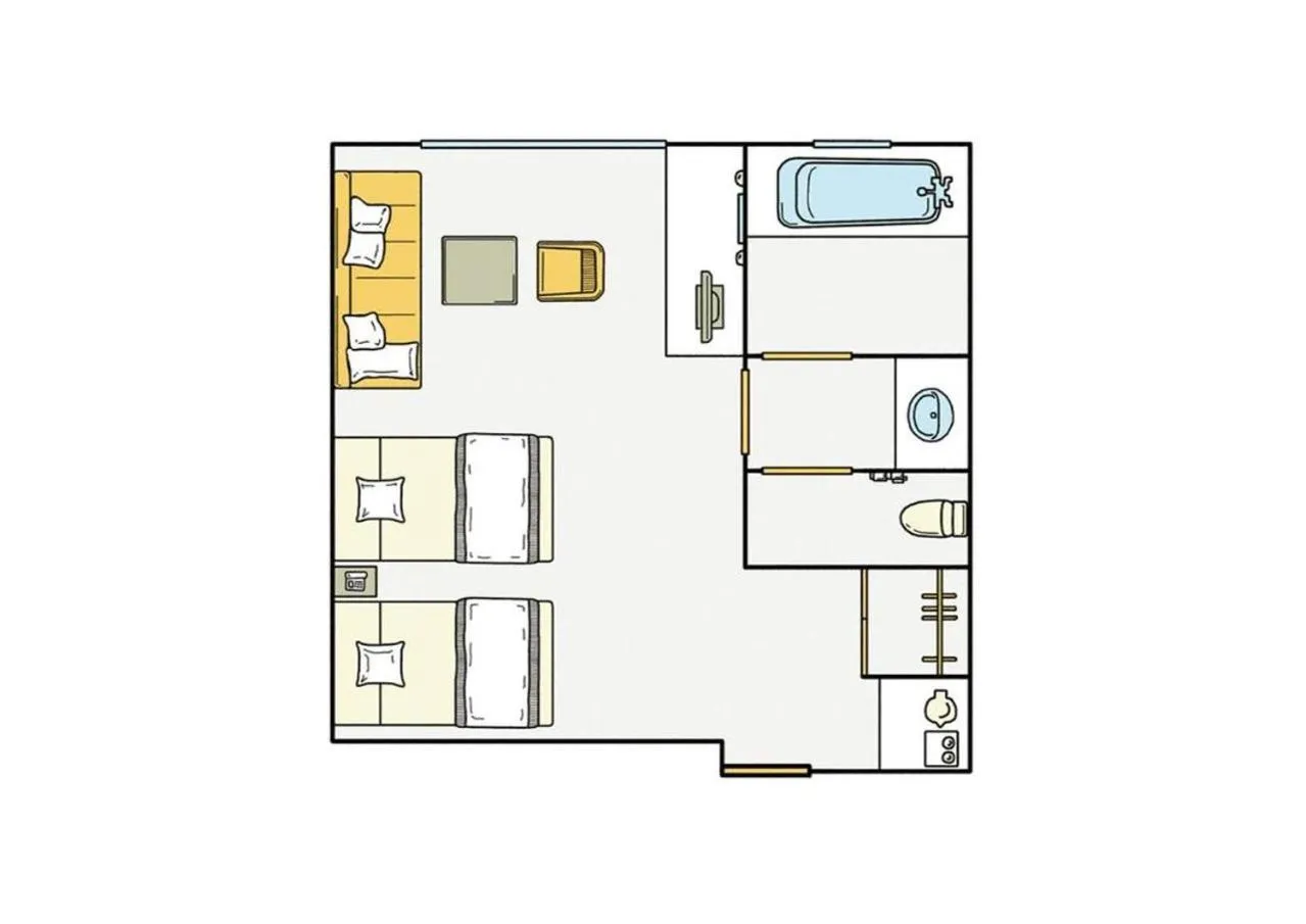 Floor plan in Kamenoi Hotel Aso Park Resort