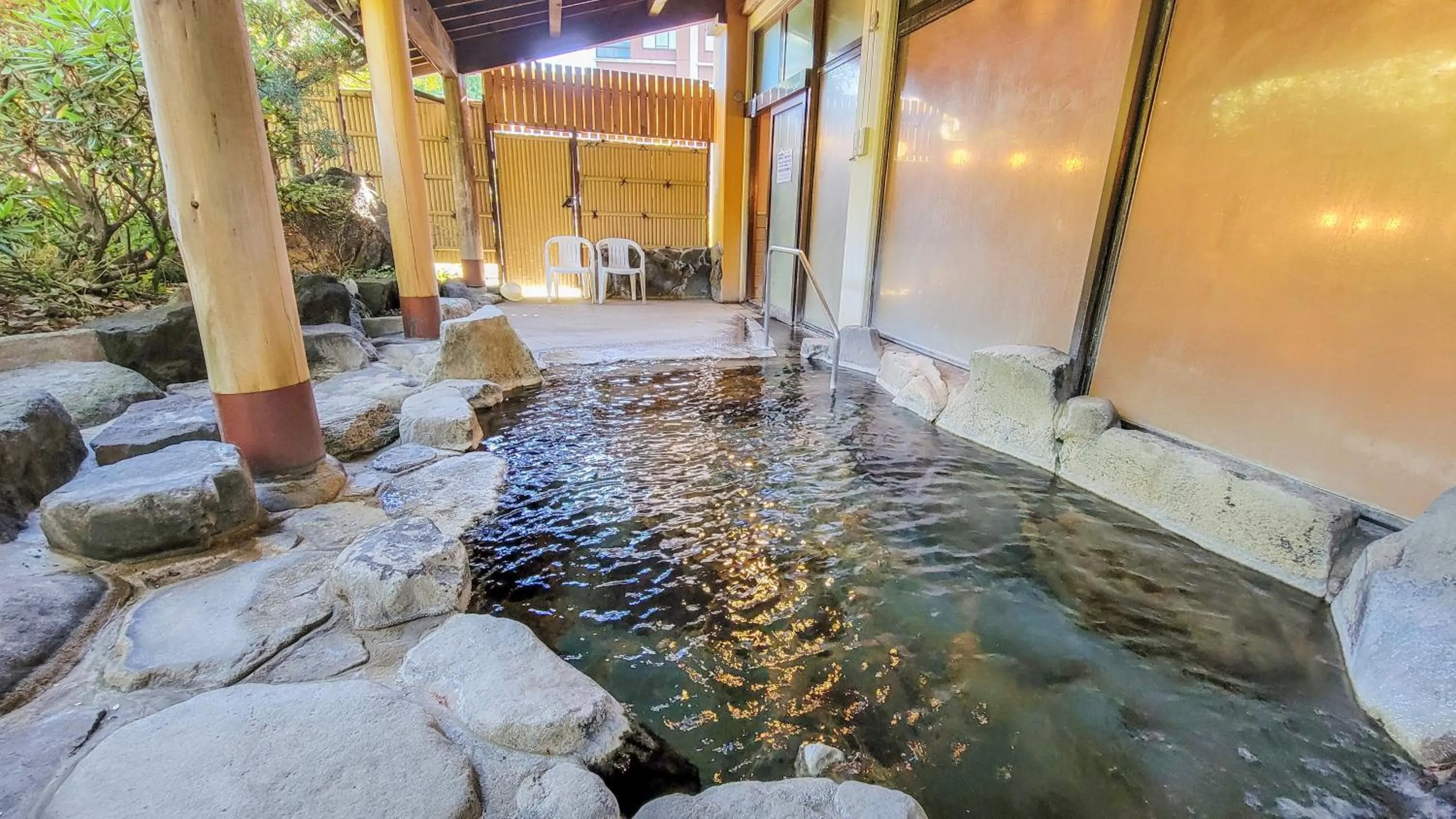 Open Air Bath in Kamenoi Hotel Aso Park Resort