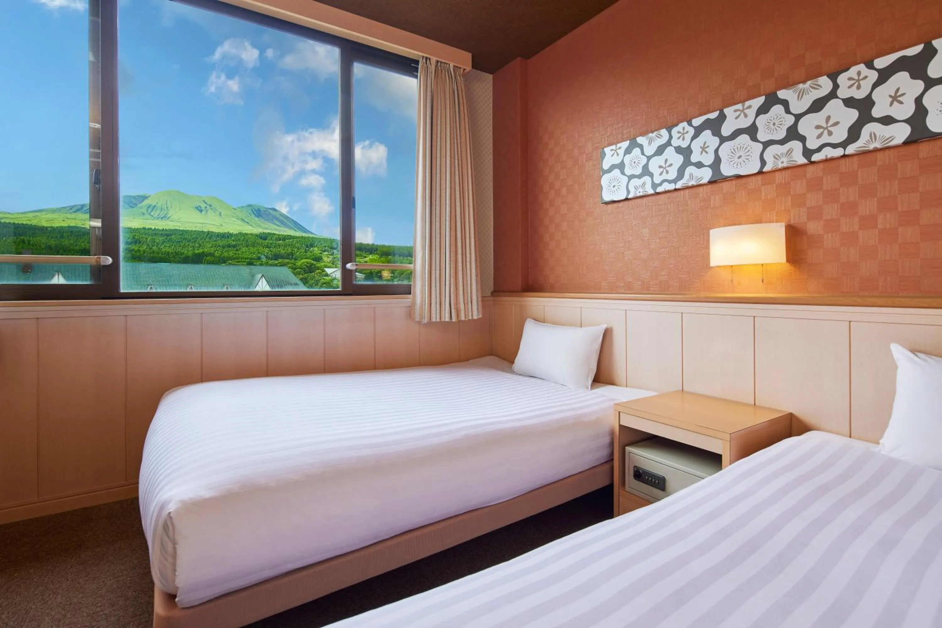 Bedroom, Bed in Kamenoi Hotel Aso Park Resort