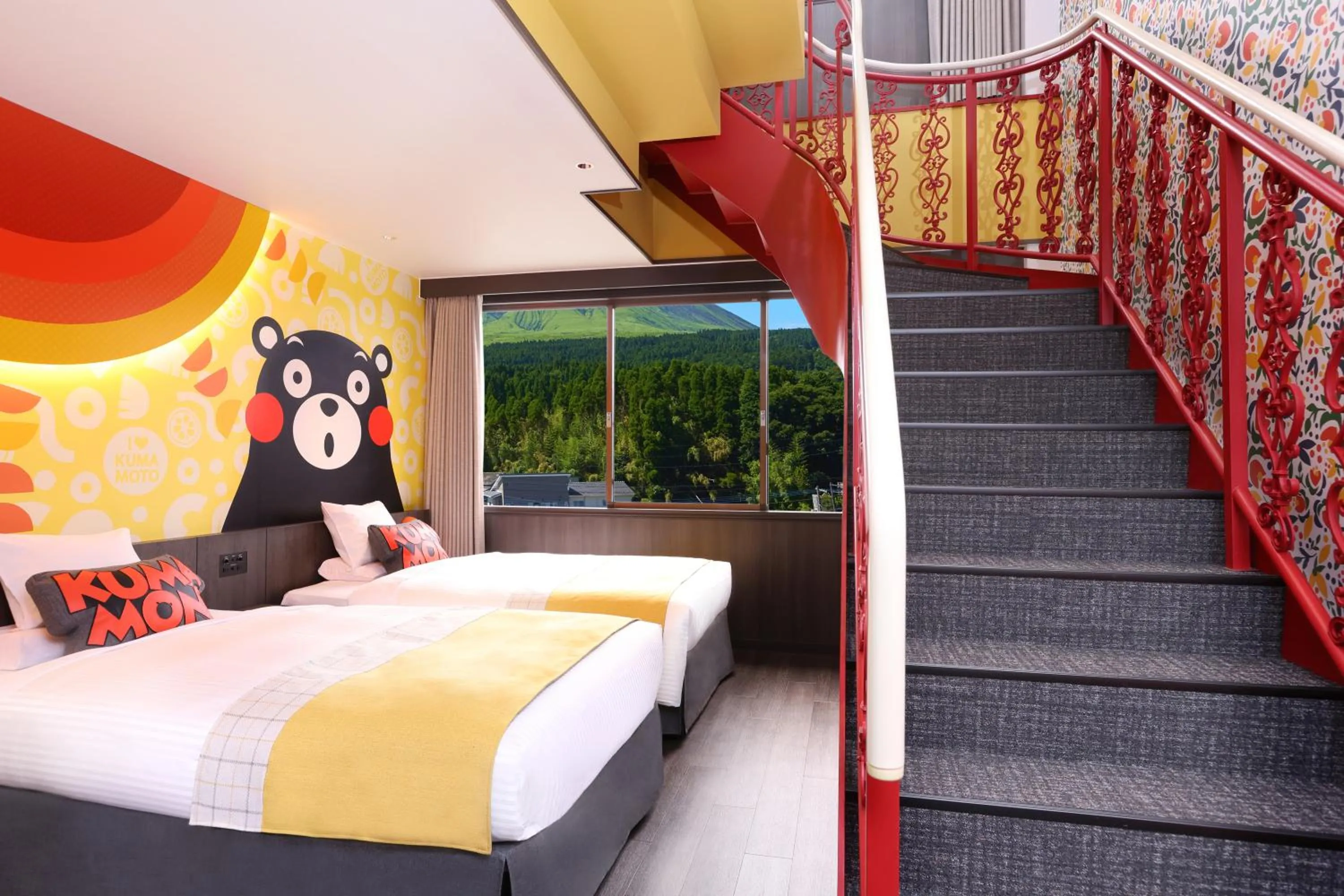 Photo of the whole room, Bed in Kamenoi Hotel Aso Park Resort