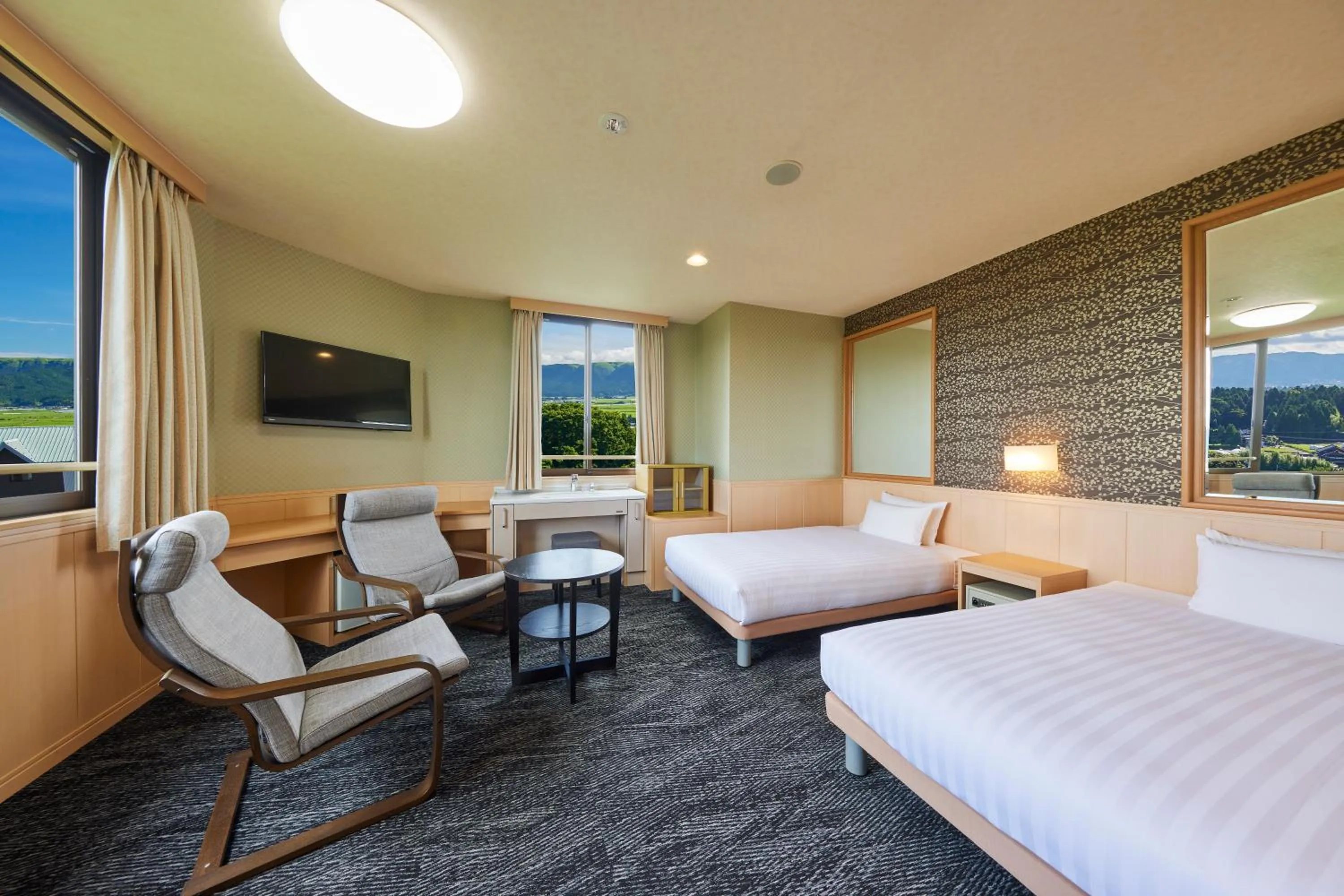 Living room in Kamenoi Hotel Aso Park Resort