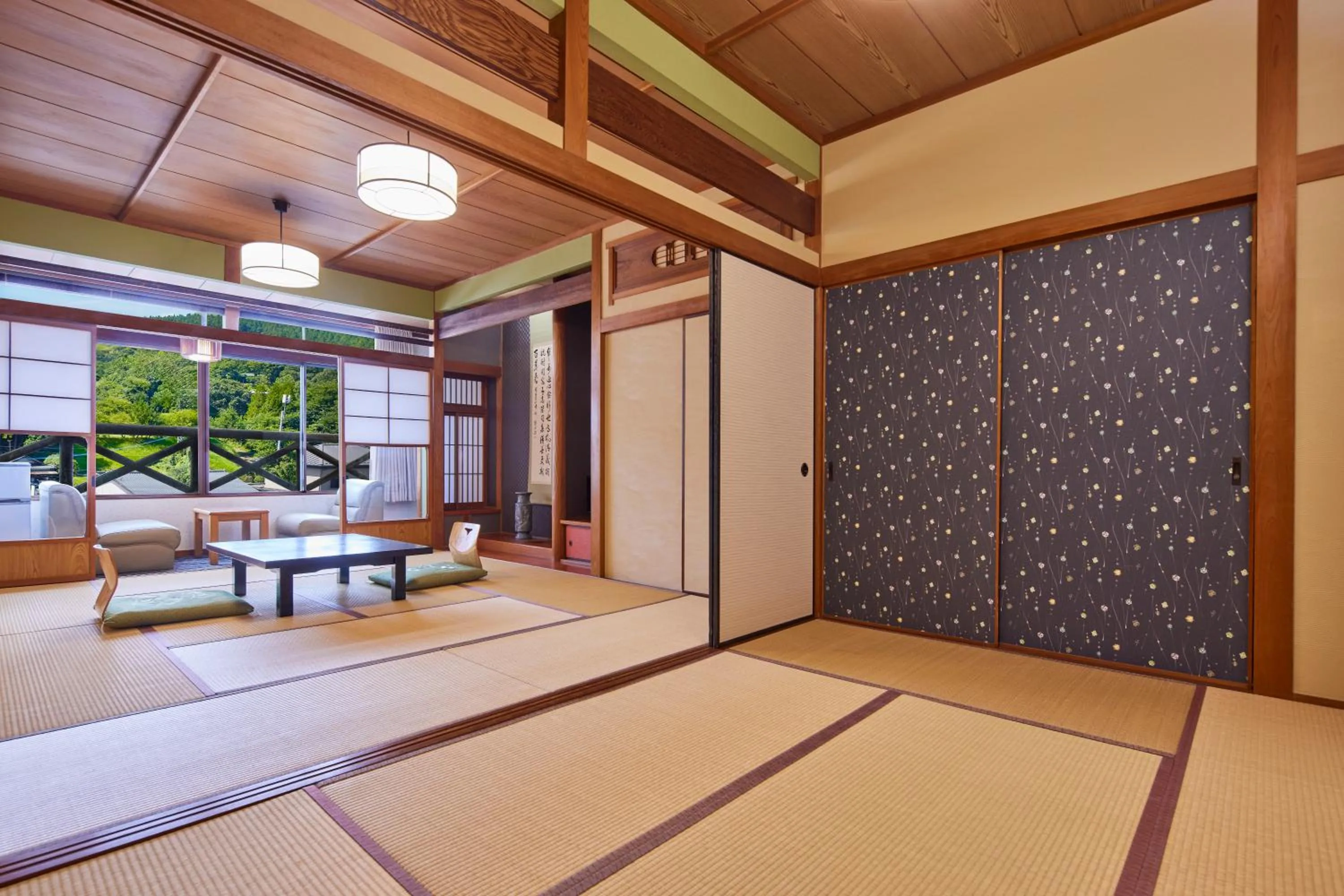 Living room in Kamenoi Hotel Aso Park Resort