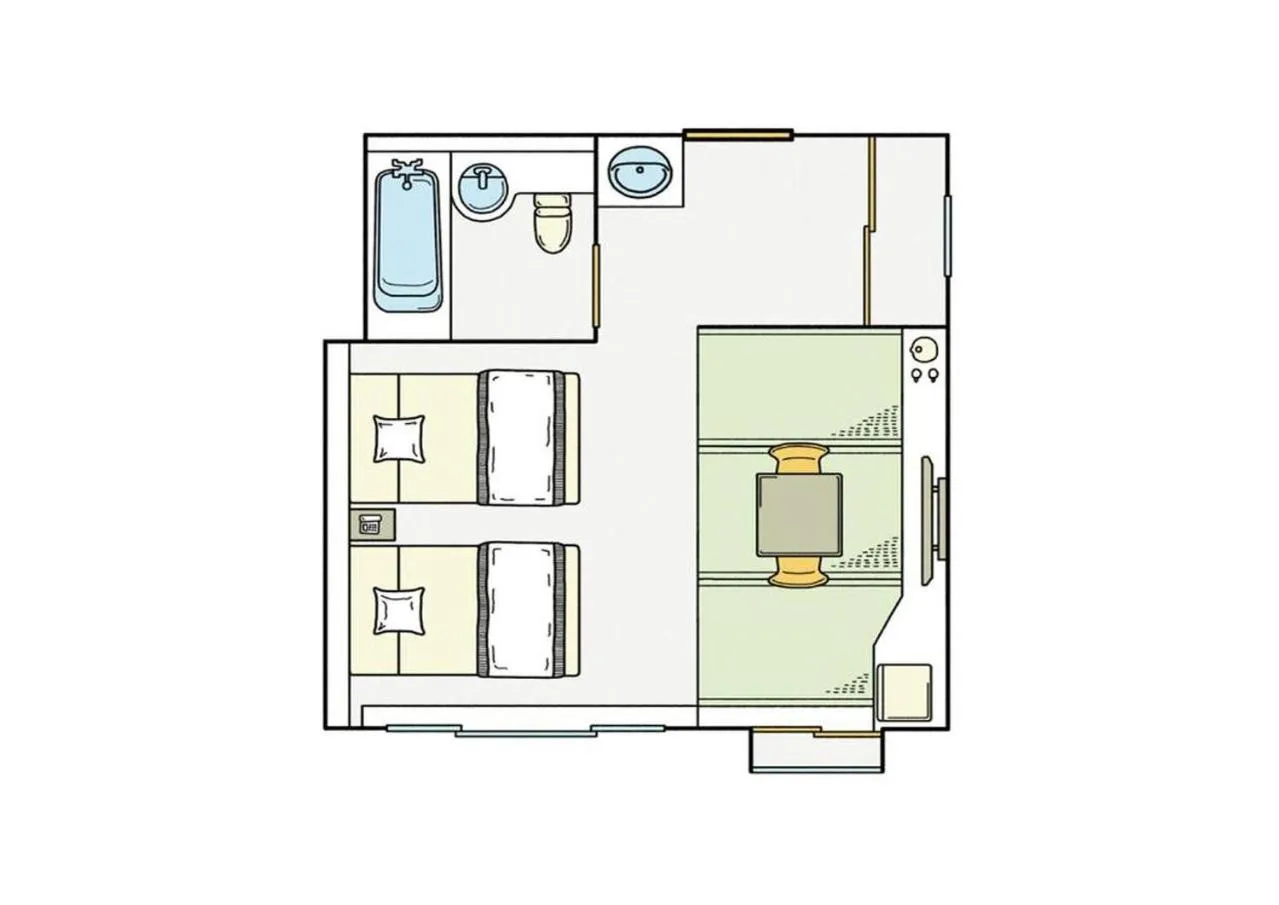 Floor plan in Kamenoi Hotel Aso Park Resort