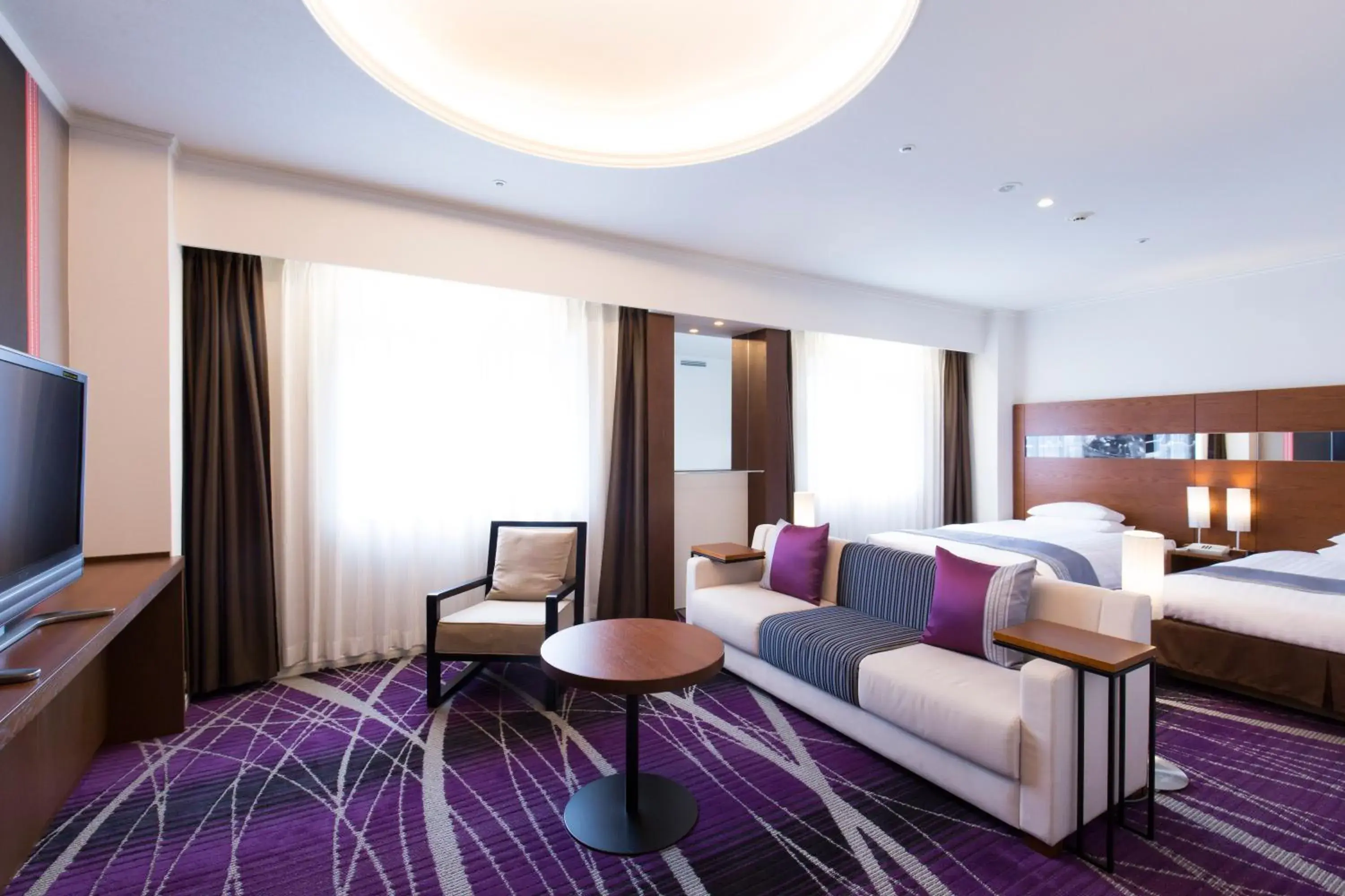 Photo of the whole room, Bed in Hakata Excel Hotel Tokyu Photo of the whole room, Bed in Hakata Excel Hotel Tokyu