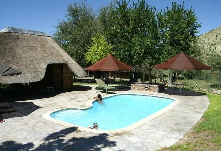 Swimming pool in Etusis Lodge