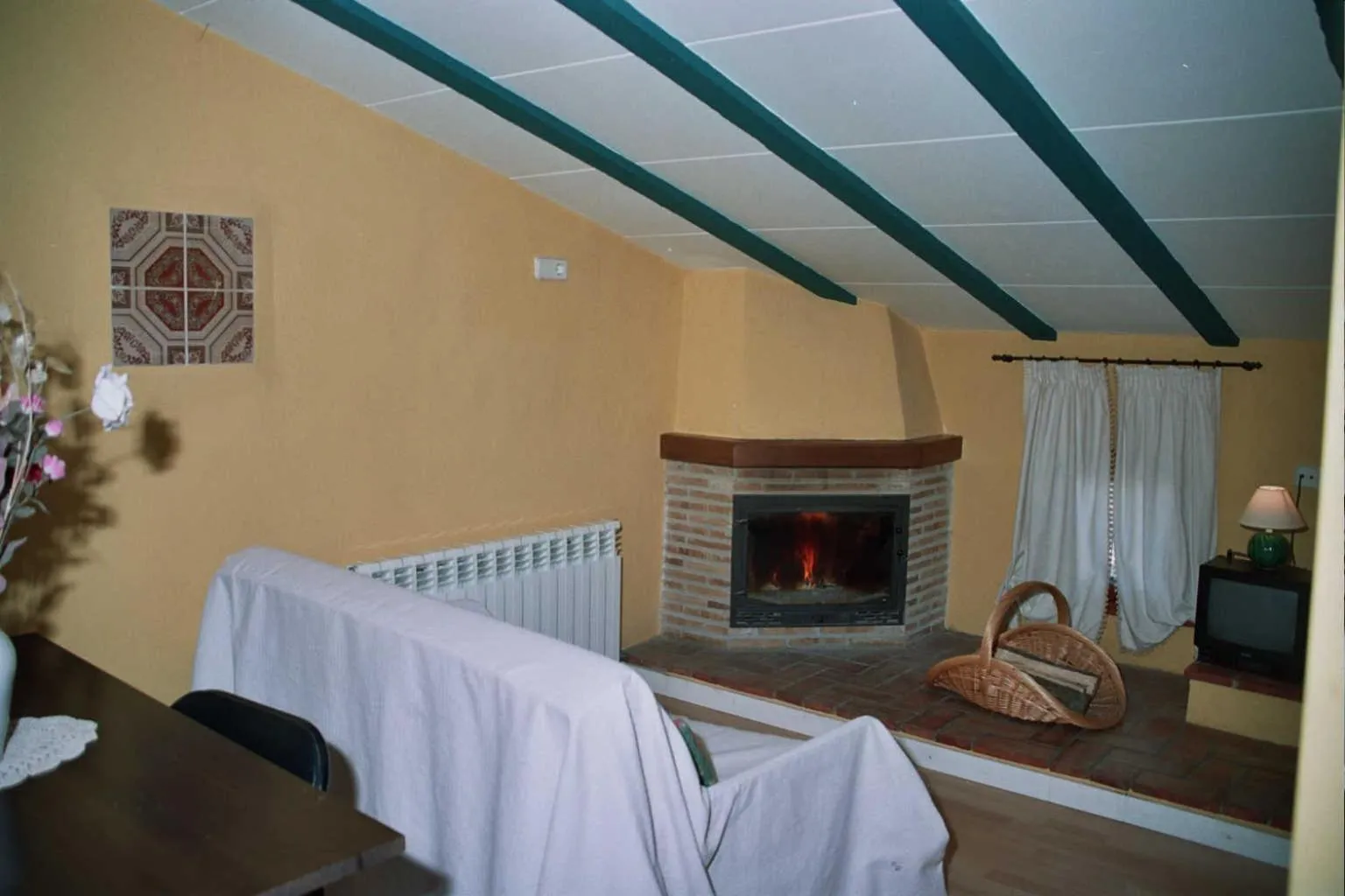 Seating area, Bed in Casa Rural Jose Trullenque
