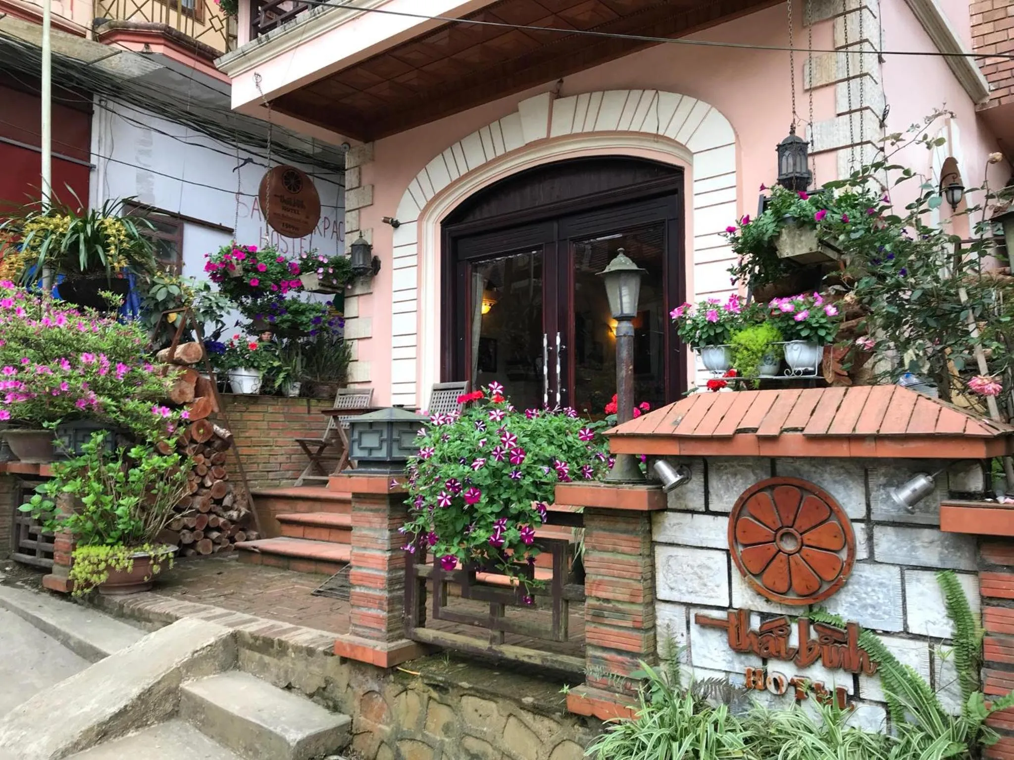 Garden in Thai Binh Sapa Hotel