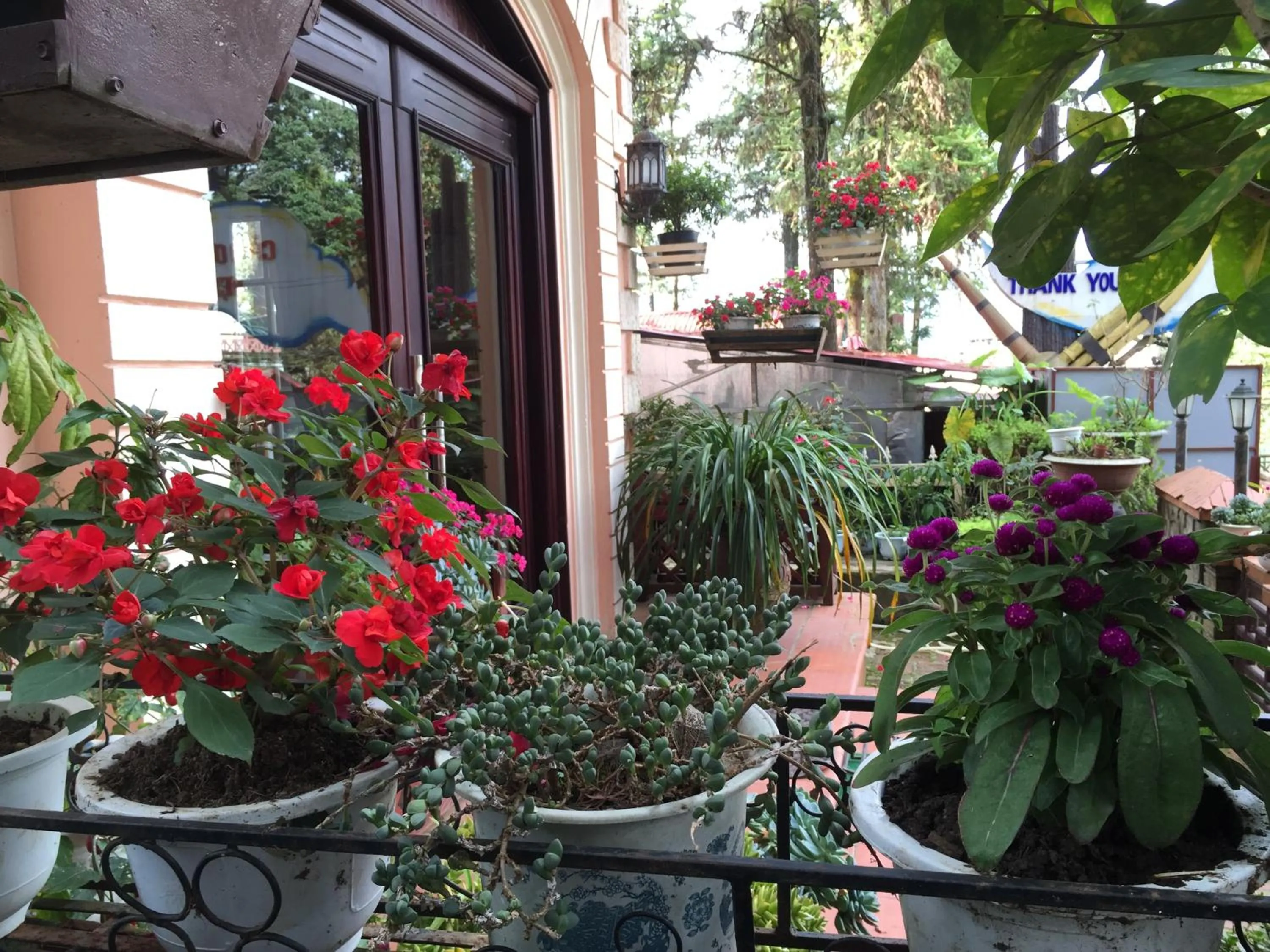 Decorative detail in Thai Binh Sapa Hotel