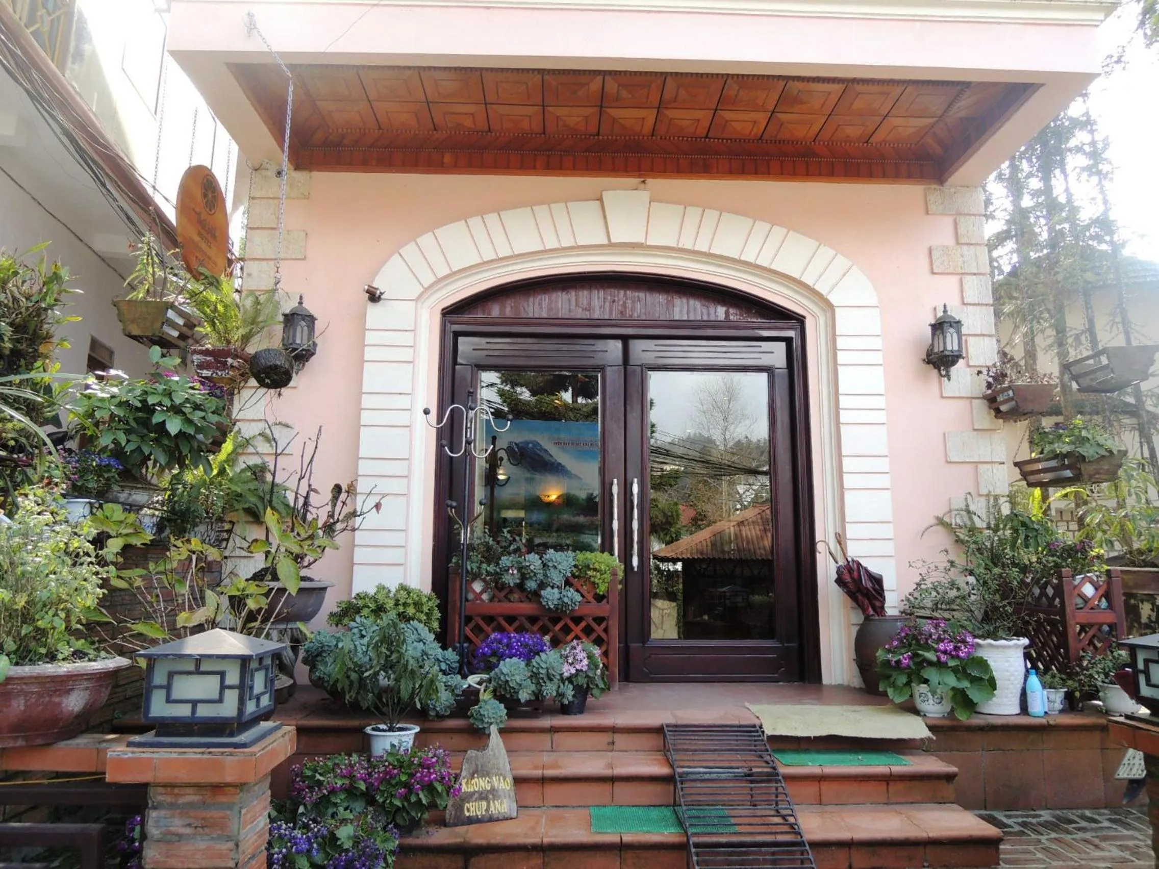 Garden in Thai Binh Sapa Hotel