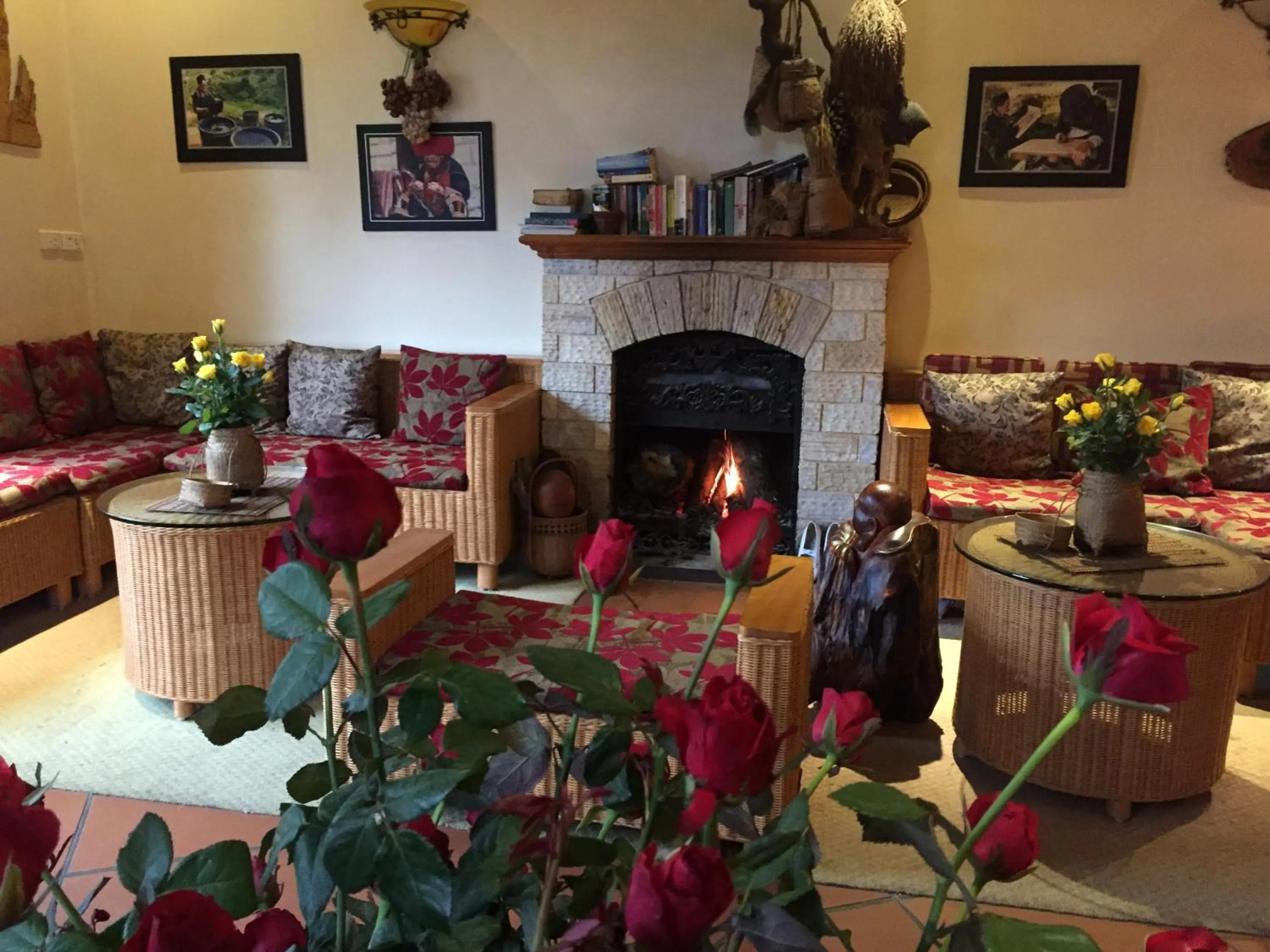 Decorative detail in Thai Binh Sapa Hotel