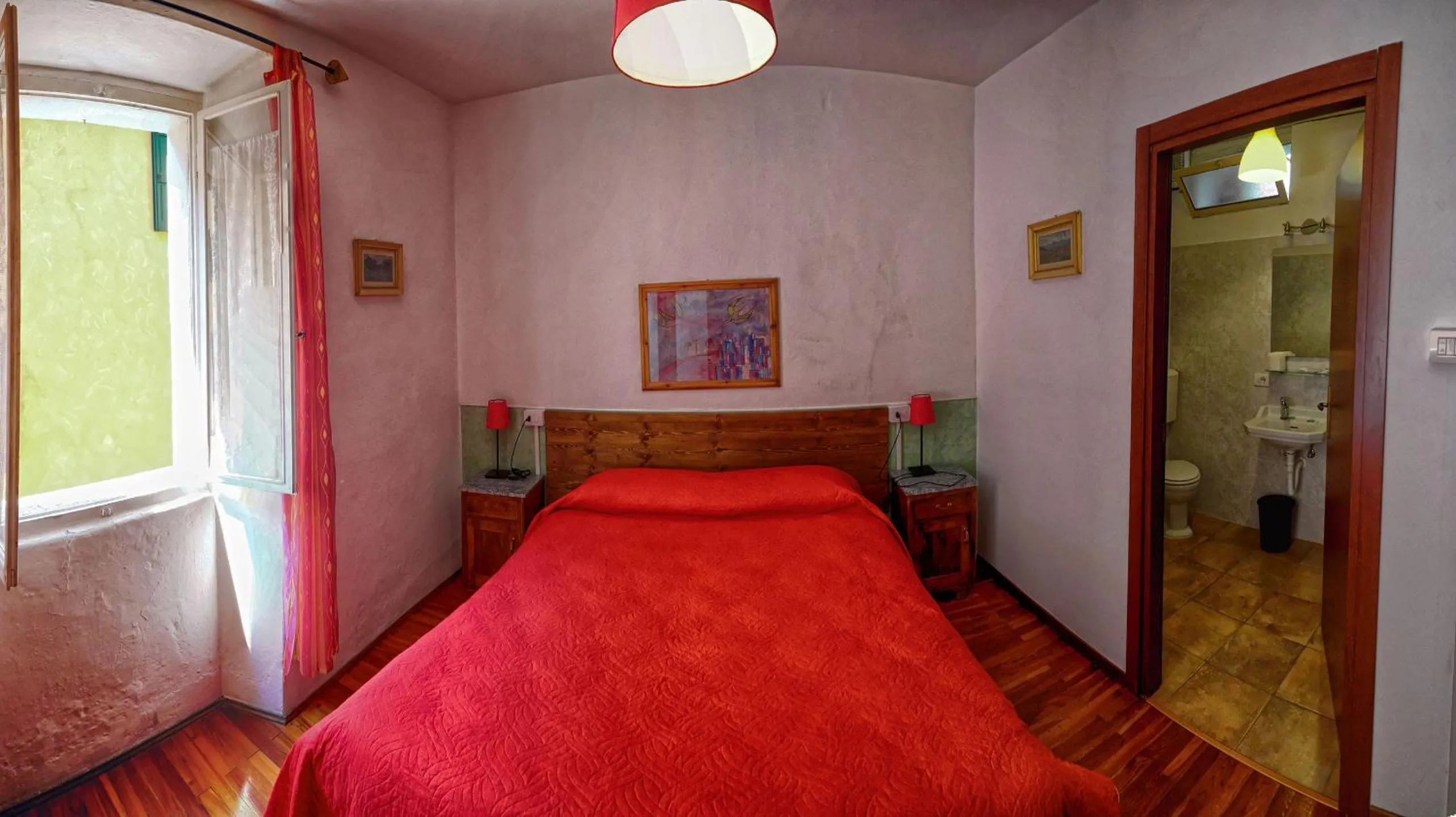 Bedroom, Bed in Albergo La Montanara