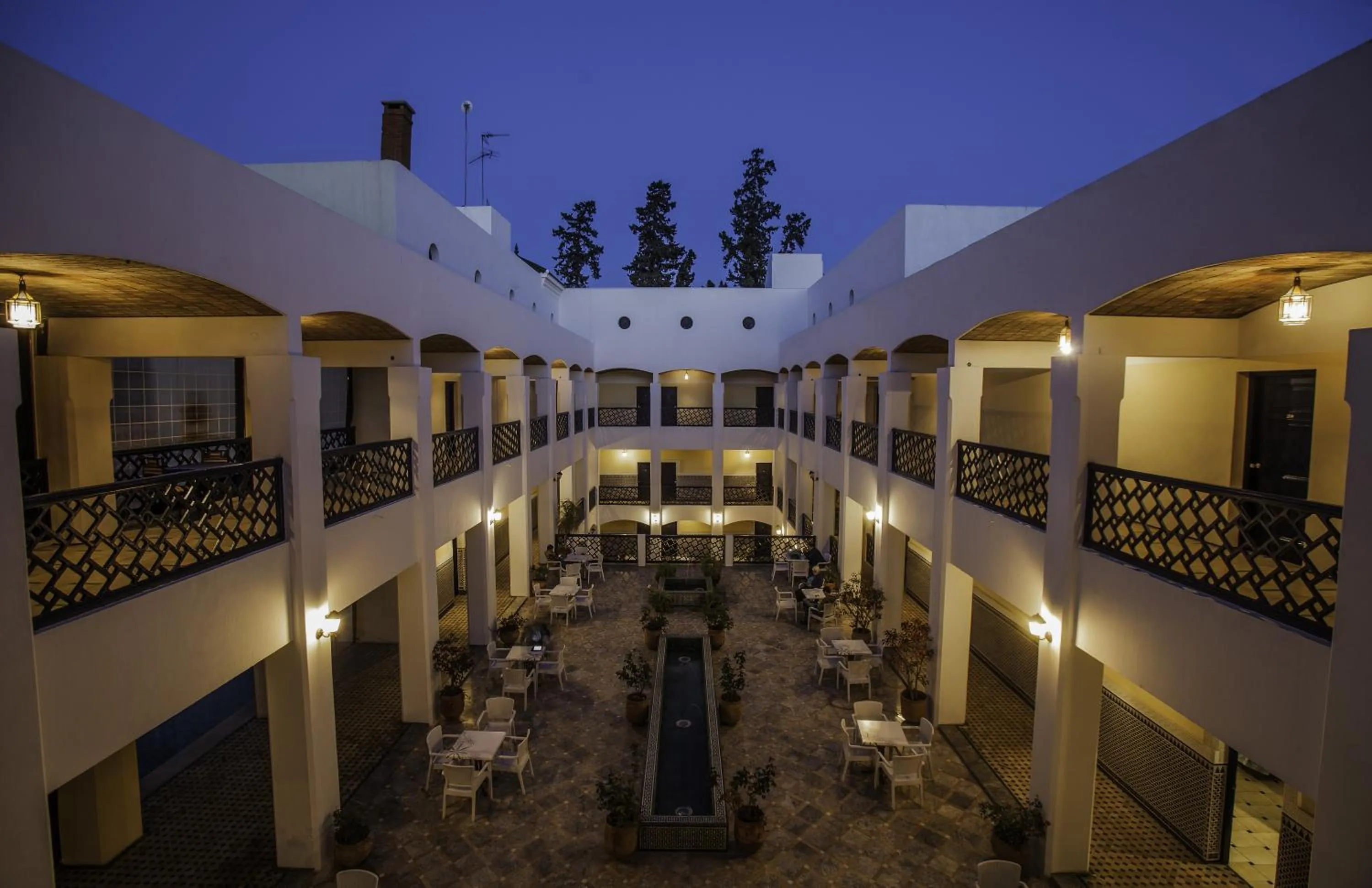 Decorative detail in Hotel Batha