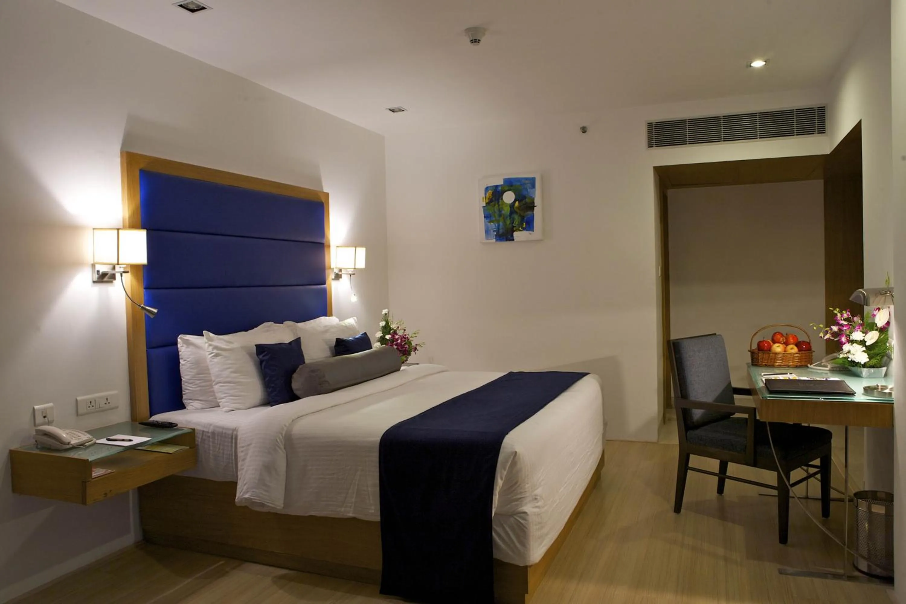 Bed in Peerless Hotel Hyderabad