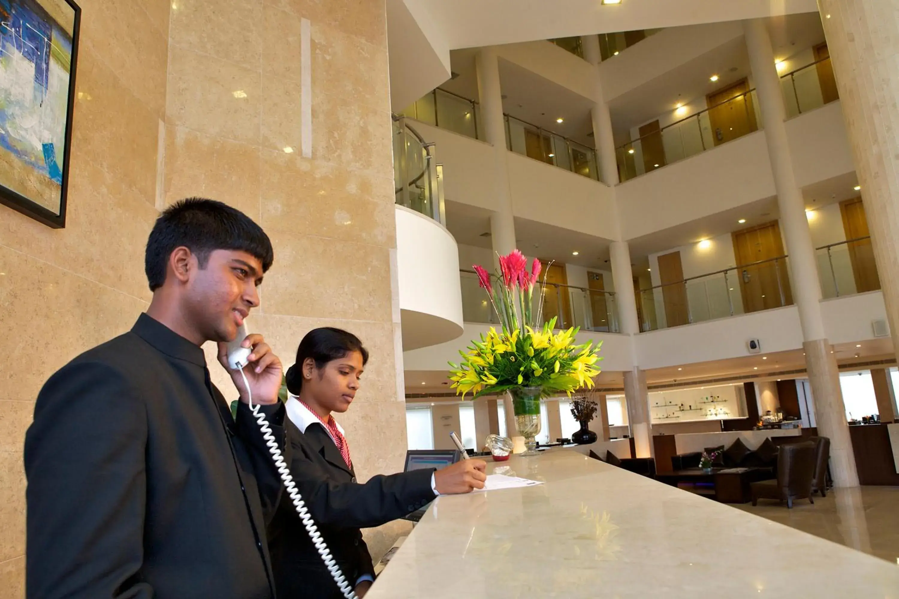 Lobby or reception in Peerless Hotel Hyderabad Lobby or reception in Peerless Hotel Hyderabad