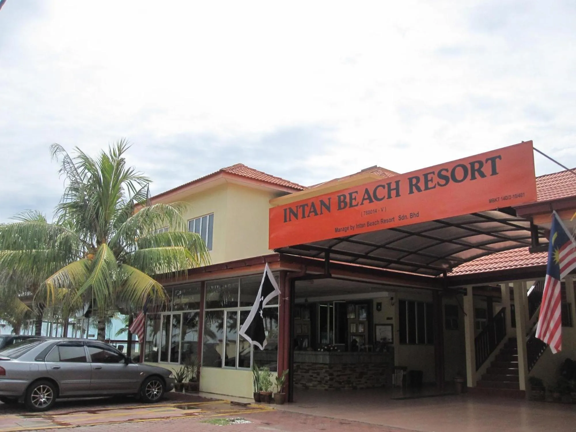 Facade/entrance in Intan Beach Resort