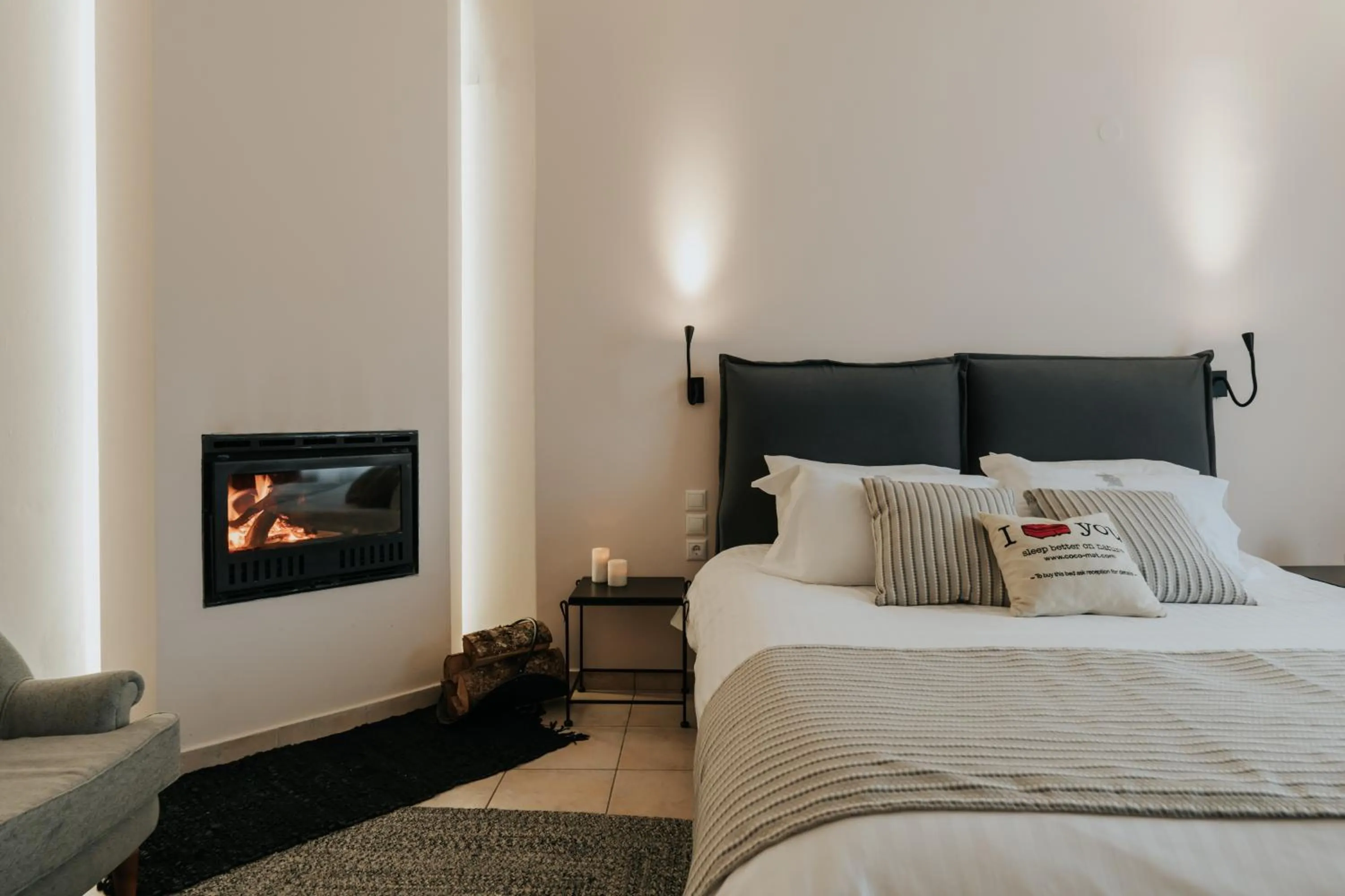 Bed in Anerada Hotel