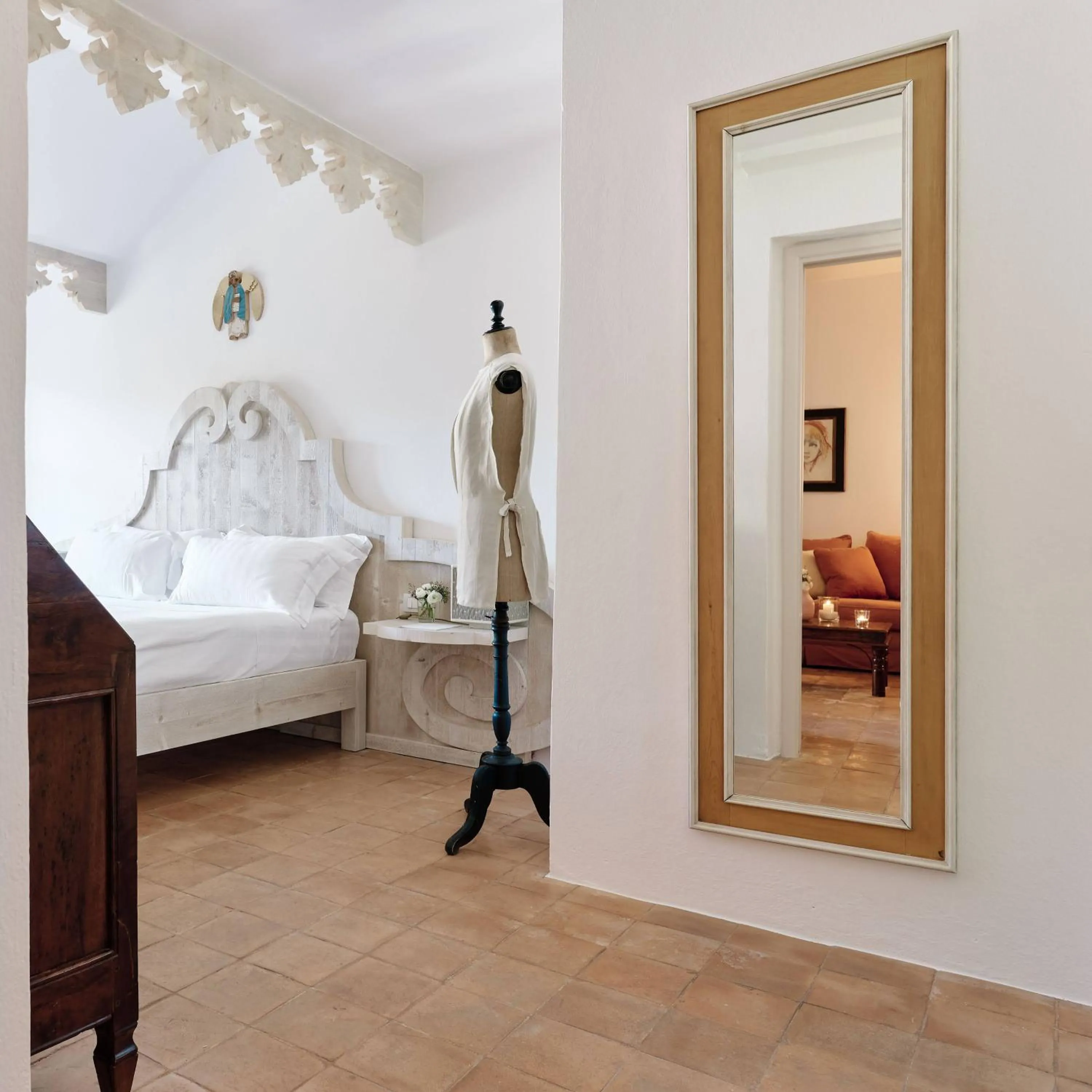 Bed in Santavenere Hotel