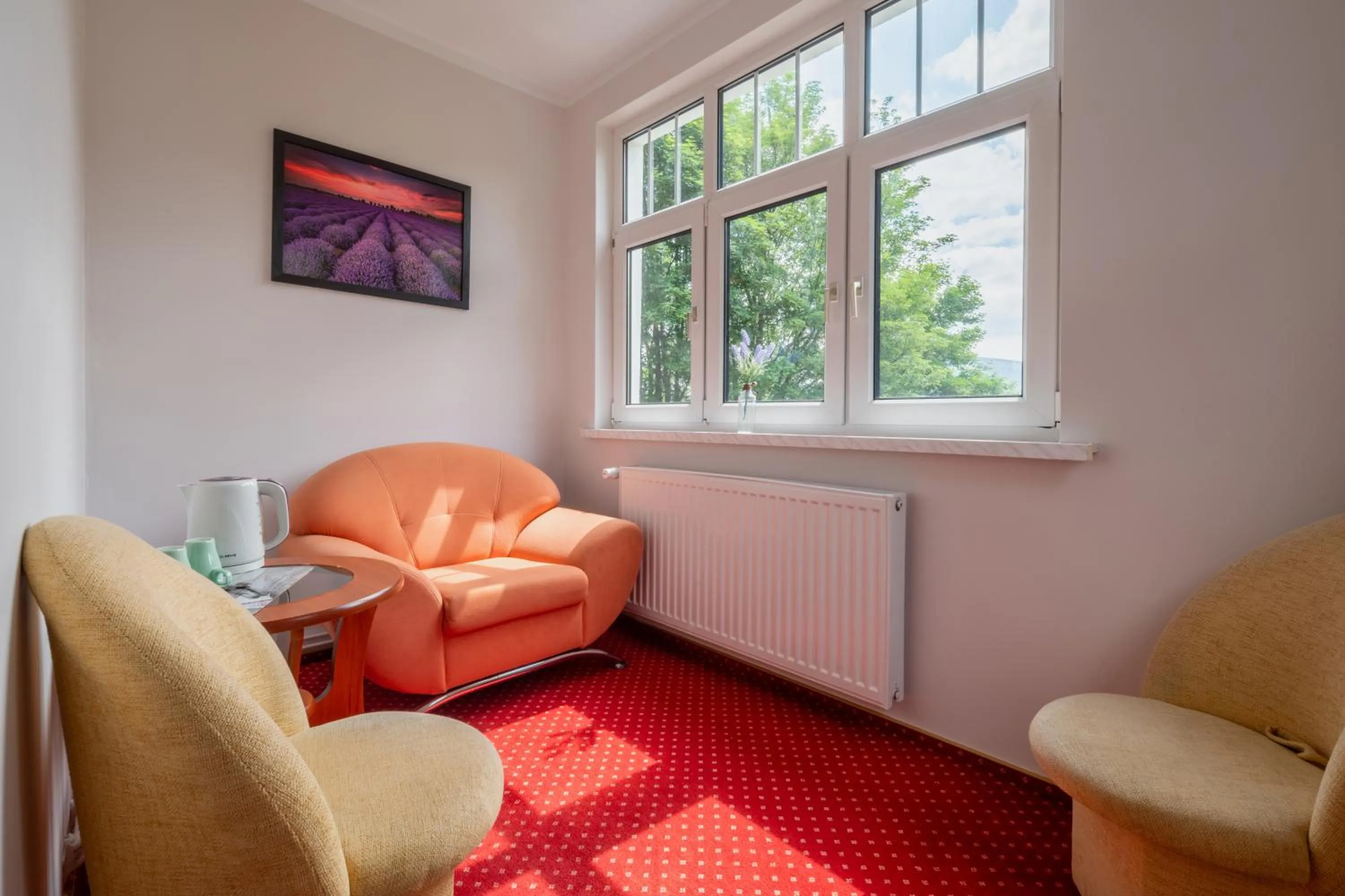 Living room in Lawendowy Dworek