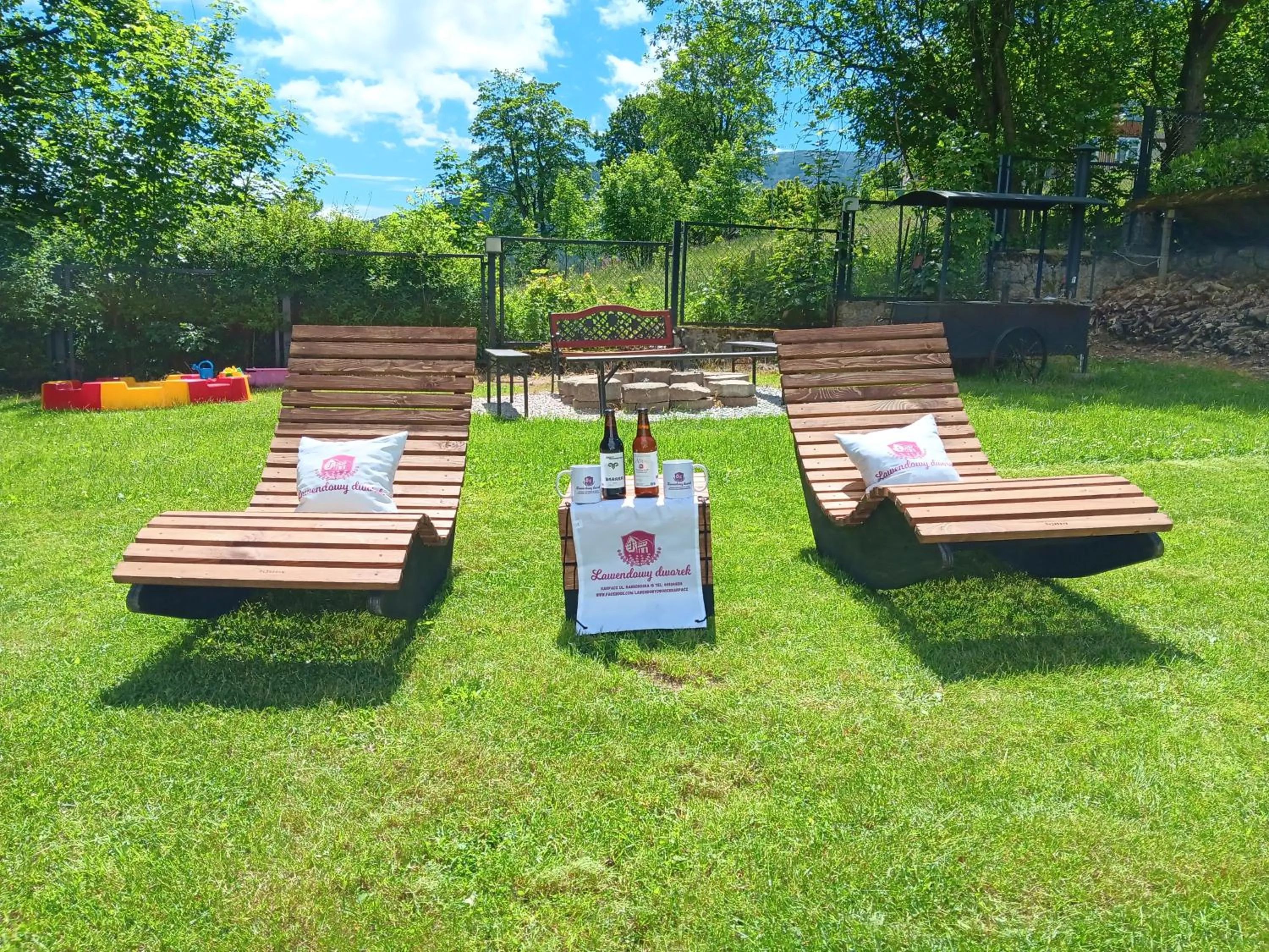 Garden in Lawendowy Dworek