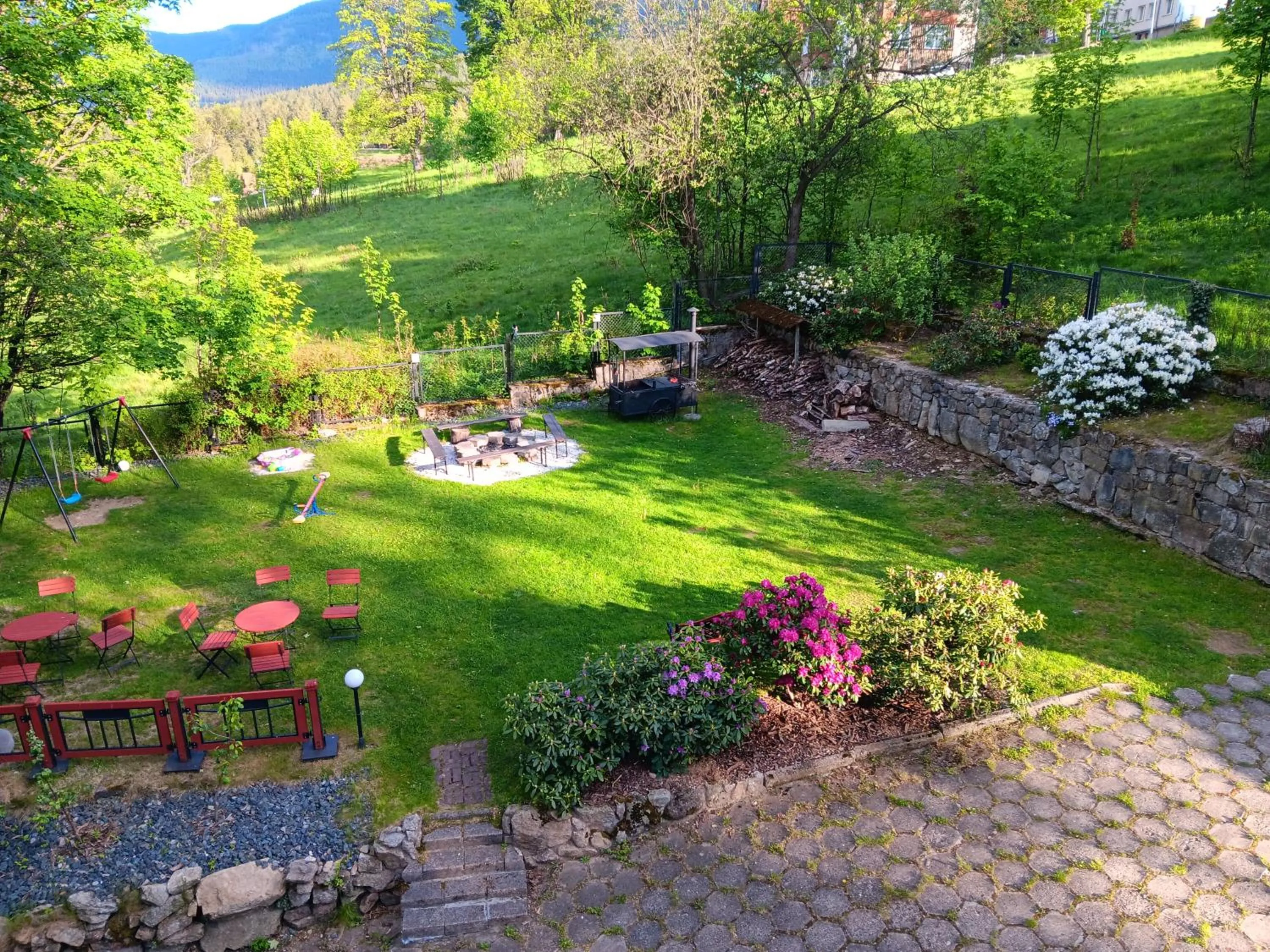 Garden in Lawendowy Dworek