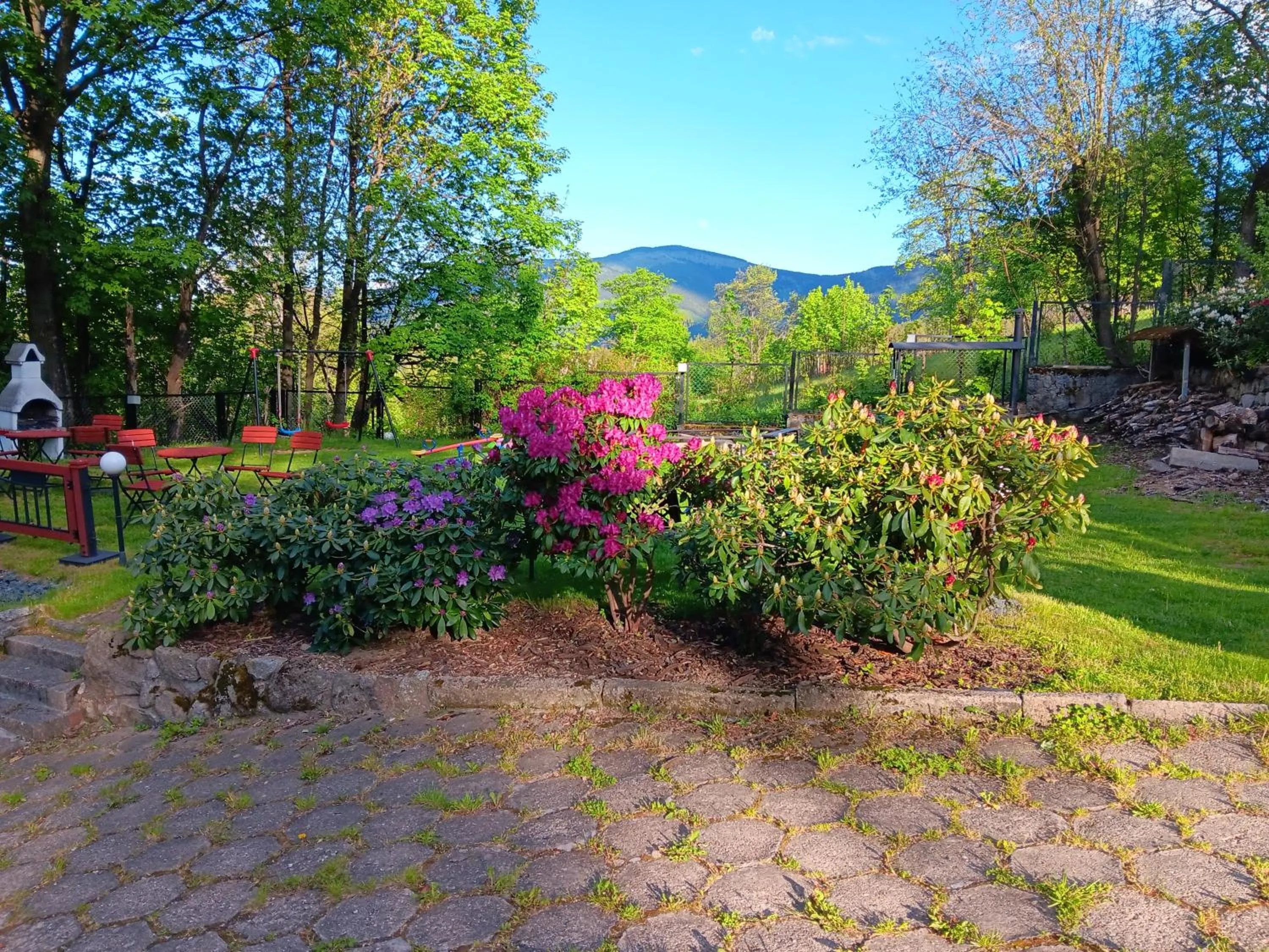 Garden in Lawendowy Dworek