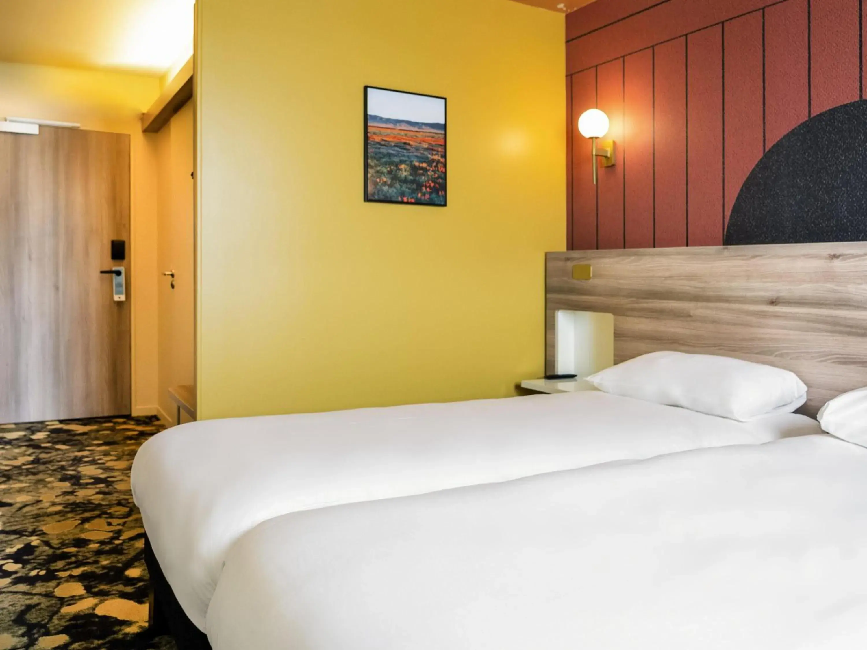 Bedroom, Bed in ibis Styles Versailles Saint Quentin en Yvelines Bedroom, Bed in ibis Styles Versailles Saint Quentin en Yvelines